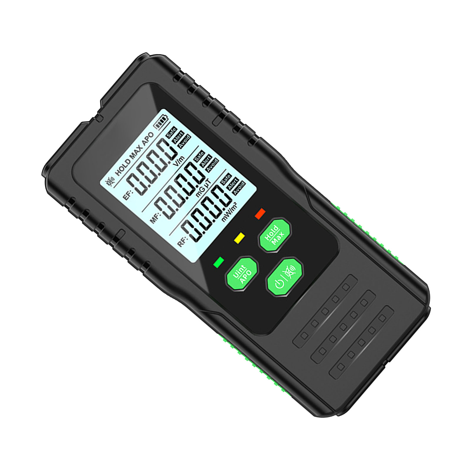 Tragbarer 3-in-1-strahlungsdetektor: Misst Elektromagnetische Felder, Magnetische Felder Und Hochfrequenzstrahlung.