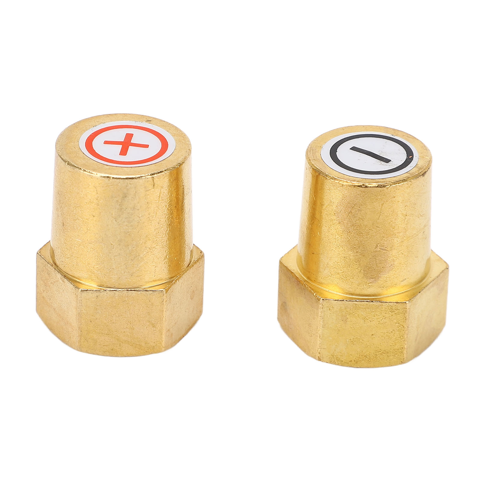 Batterieanschlussklemmen, Schnellladeadapter, Plus-/minuskontakt.