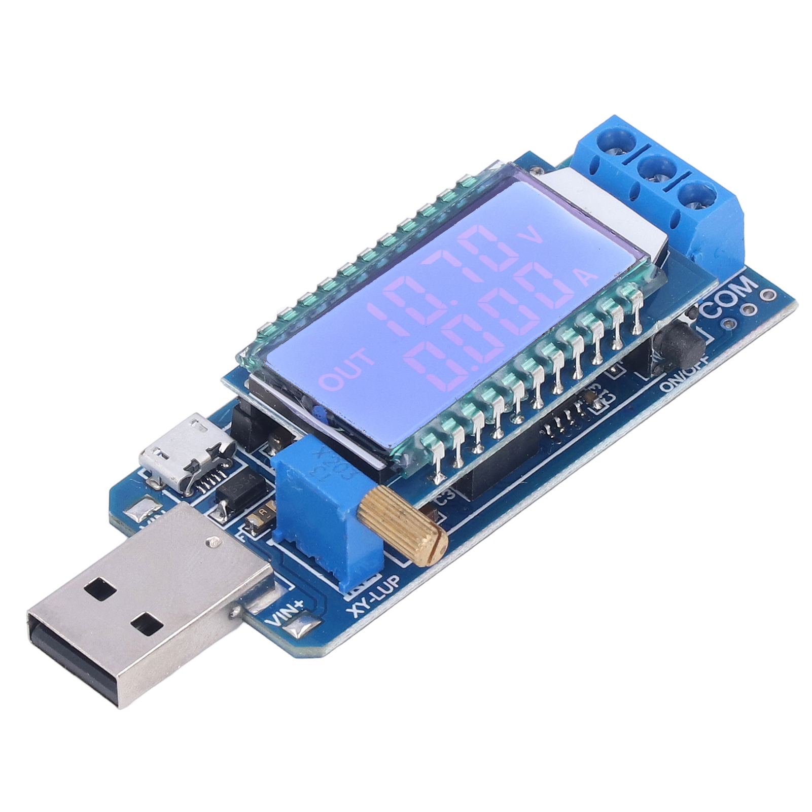Buck-boost-netzteilmodul Für 2 Displays, Desktop-usb-regler, Dc/dc-wandler 5 V Auf 3,3 V, 9 V, 12 V, 24 V