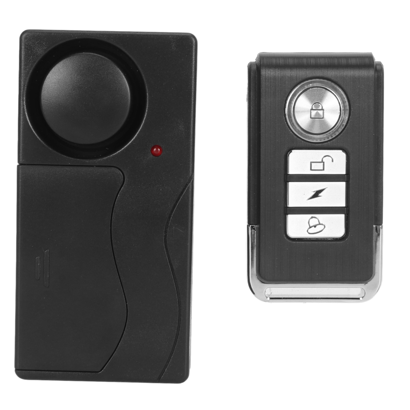 Extrem Leistungsstarker, Drahtloser Vibrationsalarm Mit 108 Db, 4 Modi, Mit Fernbedienung Für Fahrrad, Tür, Fenster, Motorrad Oder Auto.