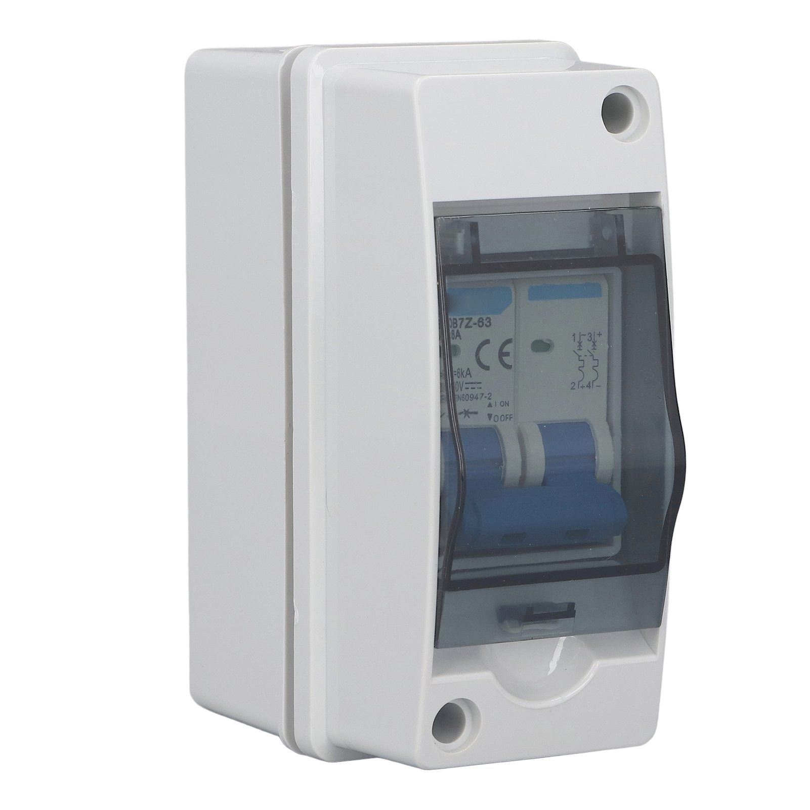 6a 1000v Dc-trennschalter, Miniatur-leistungsschalter Mit Wasserdichtem Verteilerkasten (ip65) Für Photovoltaik-solarmodule