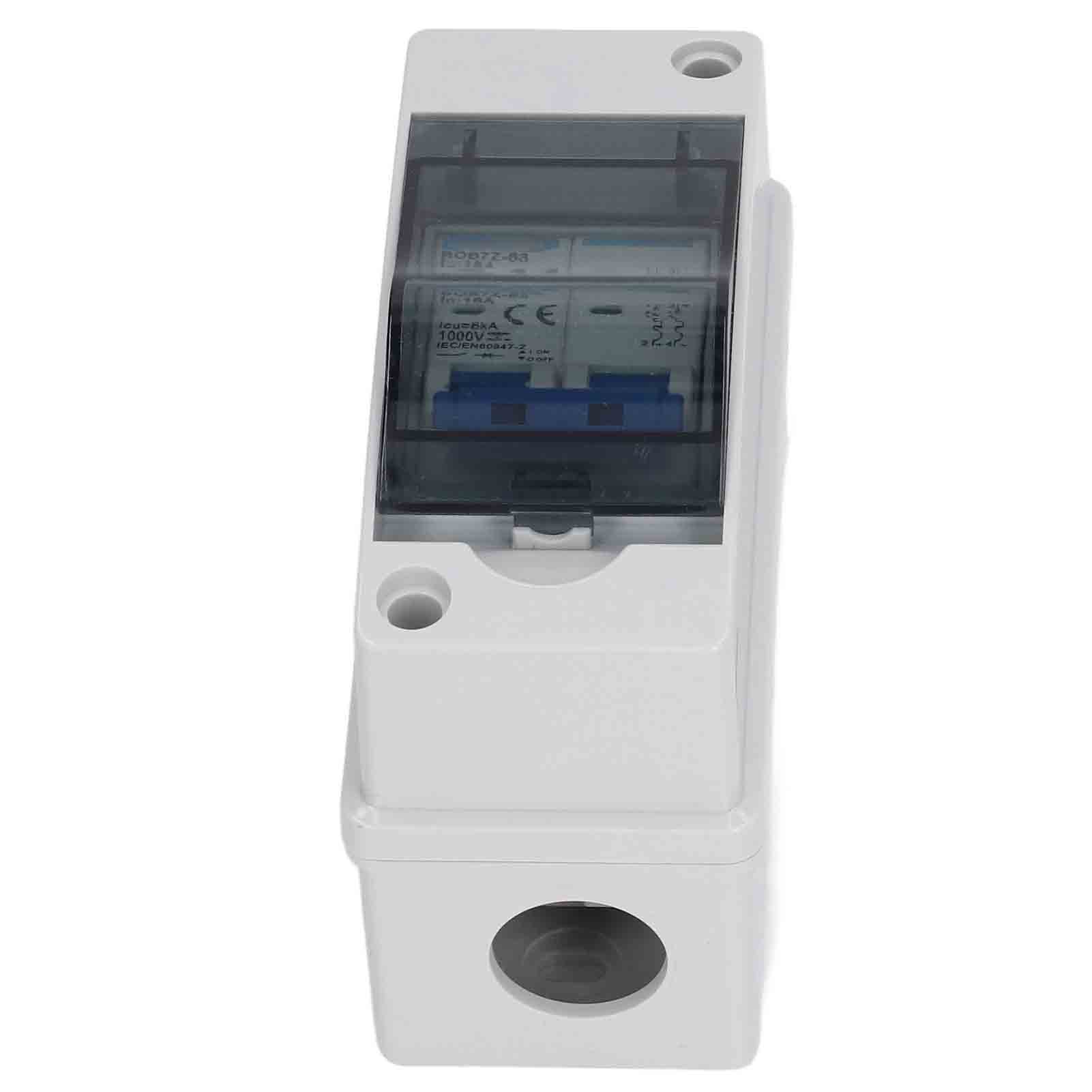 16a 1000v Dc-trennschalter, Miniatur-leistungsschalter Mit Wasserdichtem Verteilerkasten (ip65) Für Solar-photovoltaiksysteme