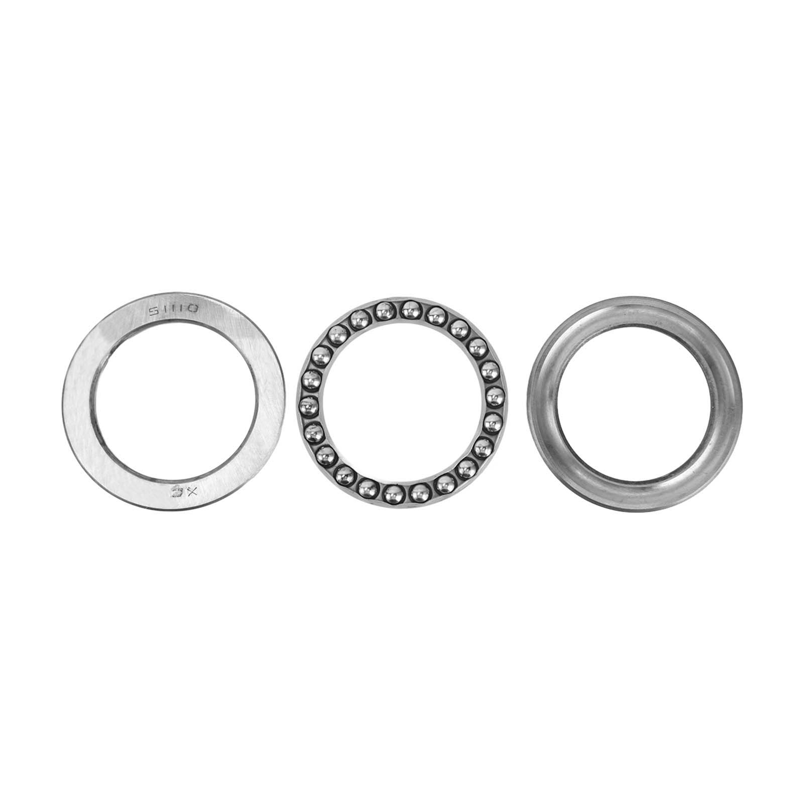 Satz Mit 5 Flachen Axial-schubkugellagern Aus Stahl, Extra Leichte Ausführung, Industriezubehör 51110