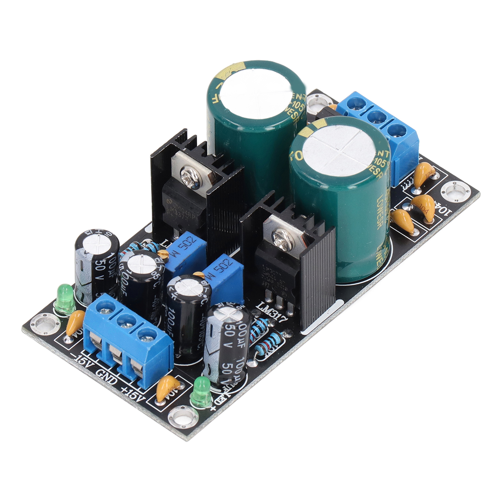 Lm317/lm337 Spannungsreglermodul, Einstellbares Stabilisiertes Netzteil, 10–24 V Ac-eingang