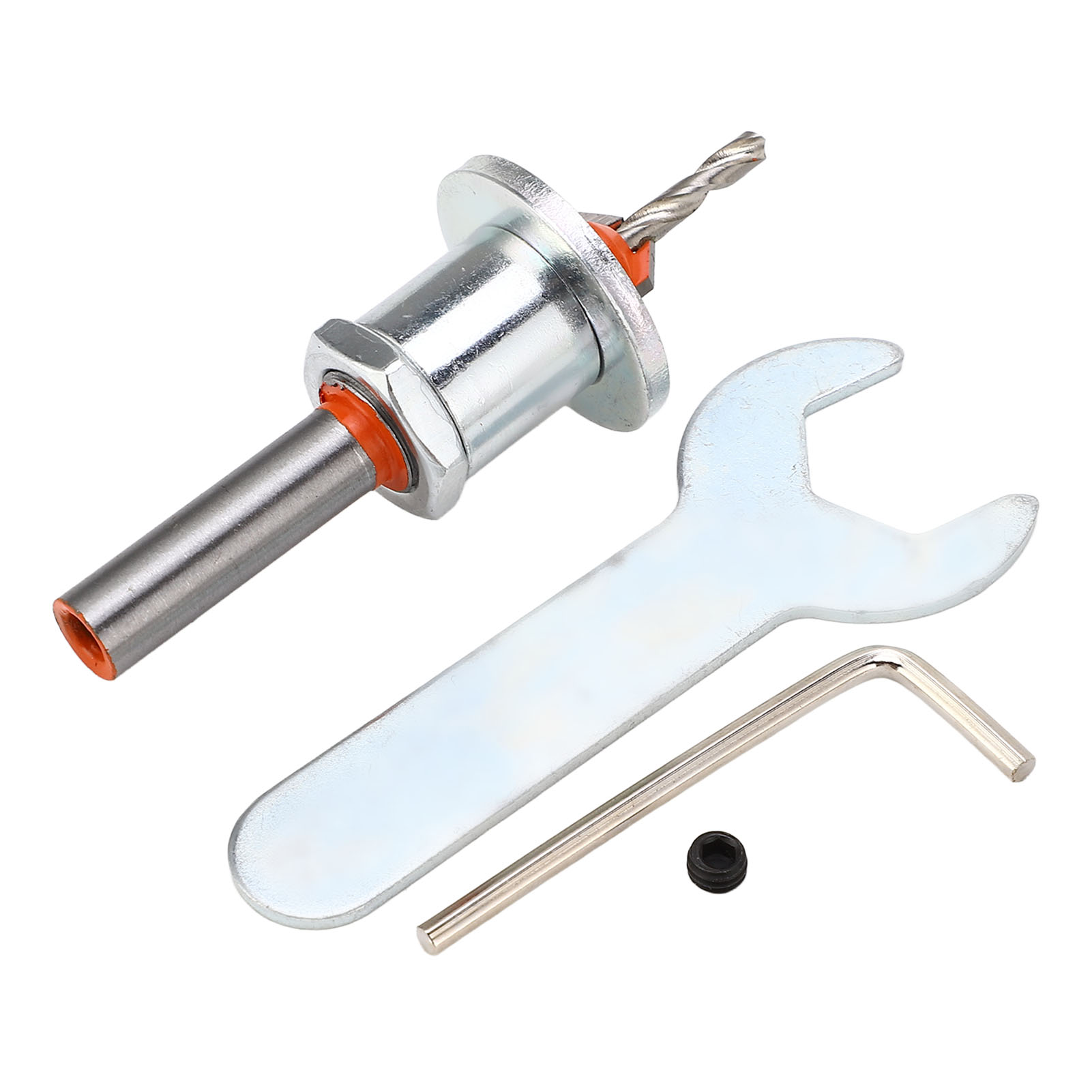 Satz Fräsbohrer Mit Einstellbarem Anschlag Für Schnellen Spanabtransport, Für Holz, Kunststoff Und Weichmetalle.