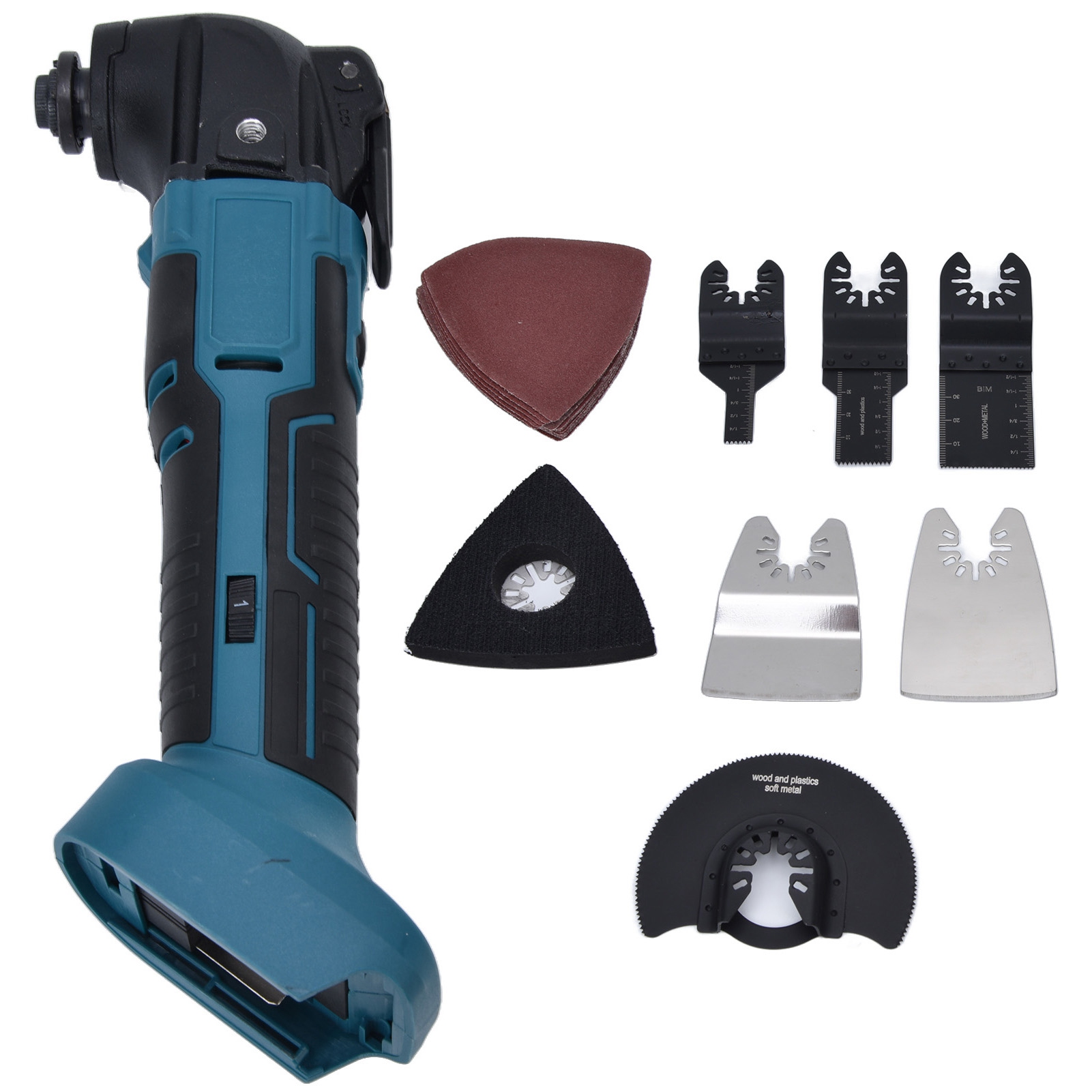 Multifunktionales Oszillierendes Werkzeug Mit 21v Lithium-batterie, 6-stufig Verstellbarem Rasentrimmer-set.