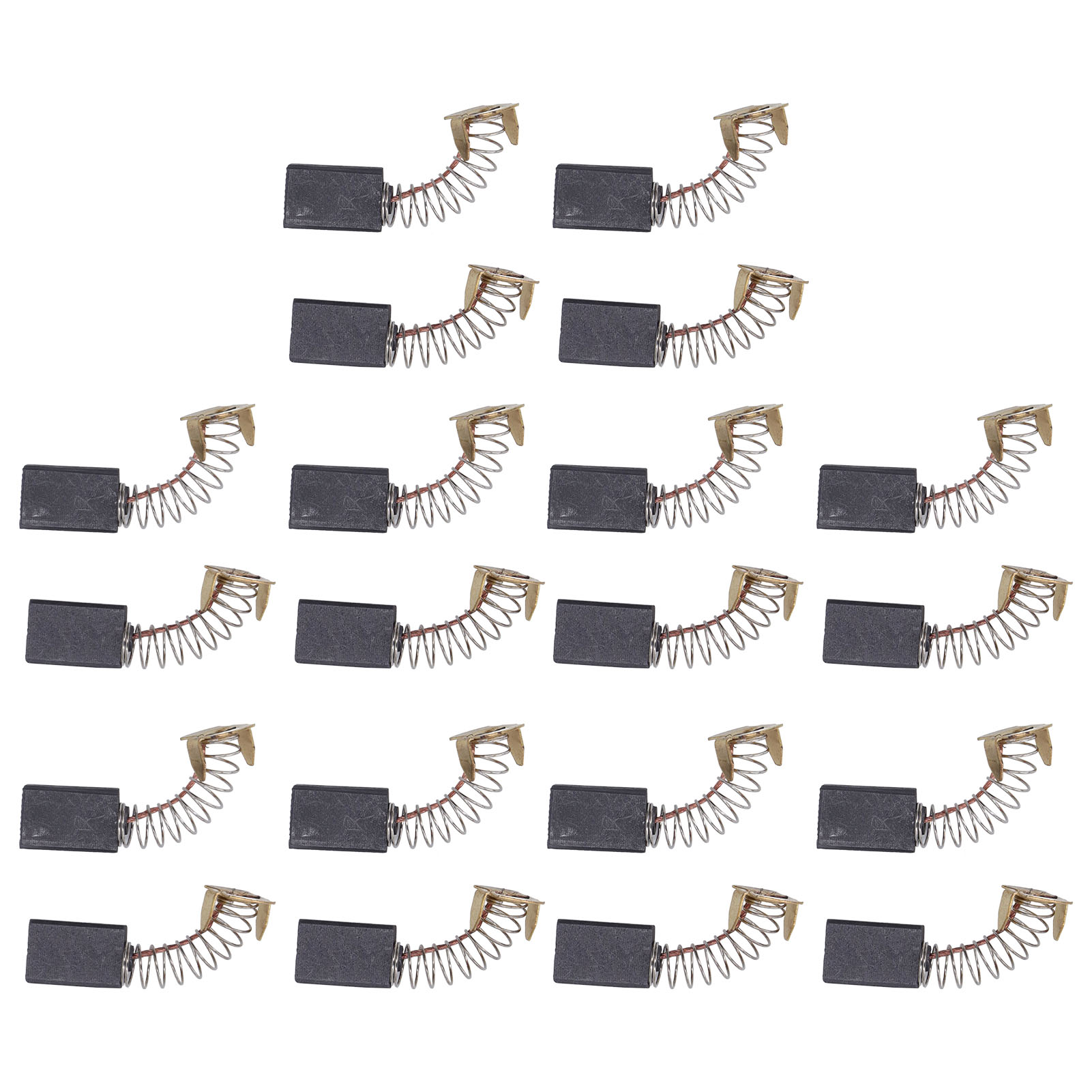 Set Mit 20 Kupfer-motorkohlebürsten (5x11x16mm) Für Bohrmaschinen Und Schleifmaschinen