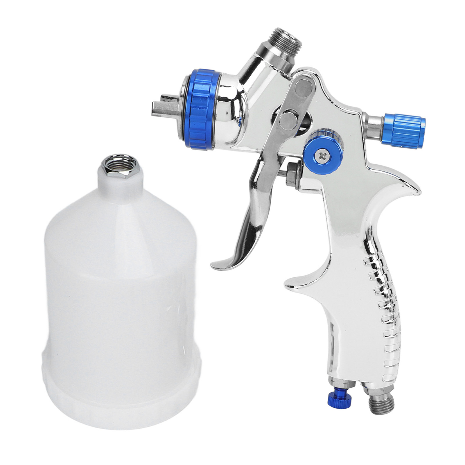 600-ml-wasserlackierpistole, Einstellbare Zerstäubung, Korrosionsbeständigkeit, Niederdruck, Für Wasserbasierte Farben.