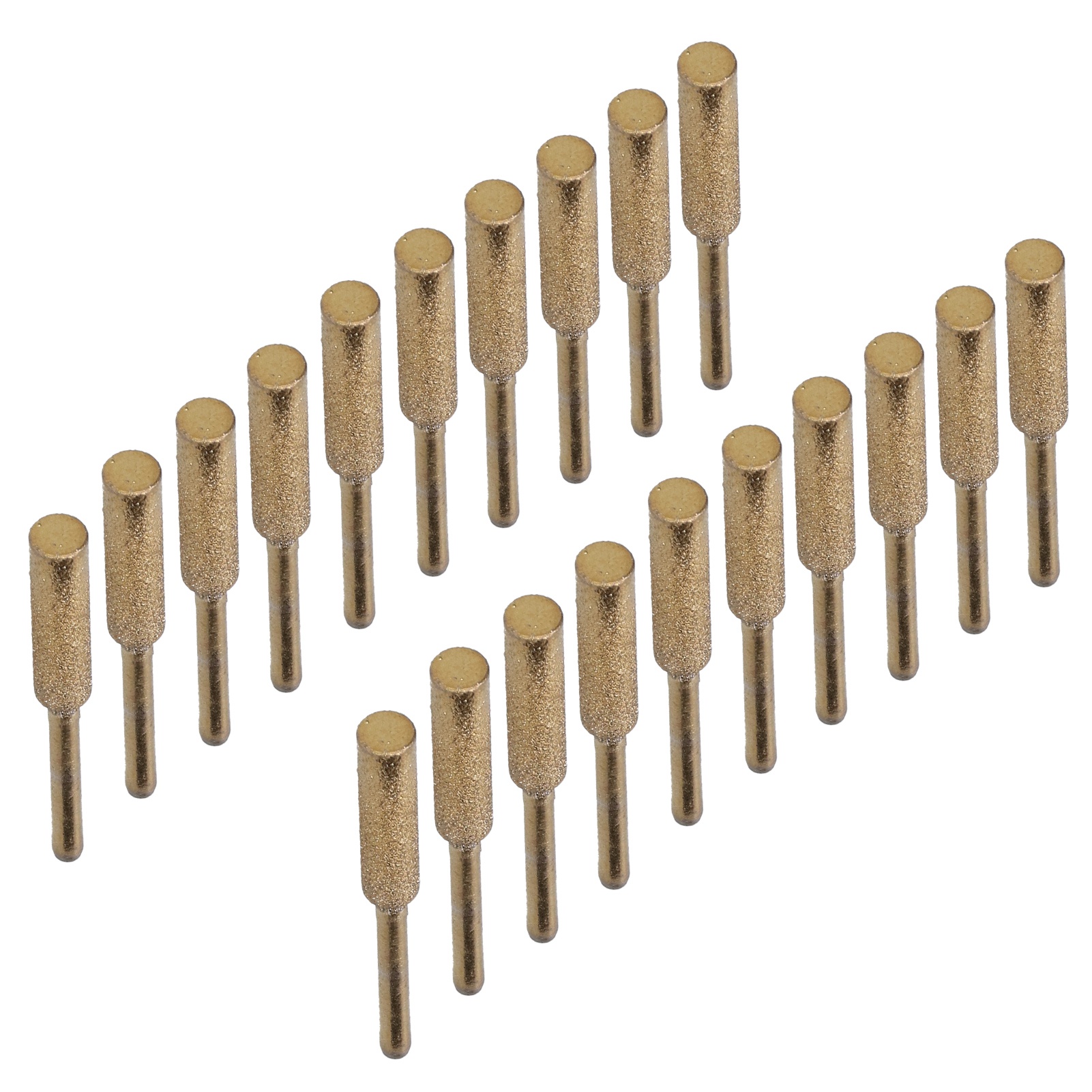 20-teiliges Kettensägen-schärfset Mit Rotierenden Schleifköpfen, 5,5 Mm, Goldfarben