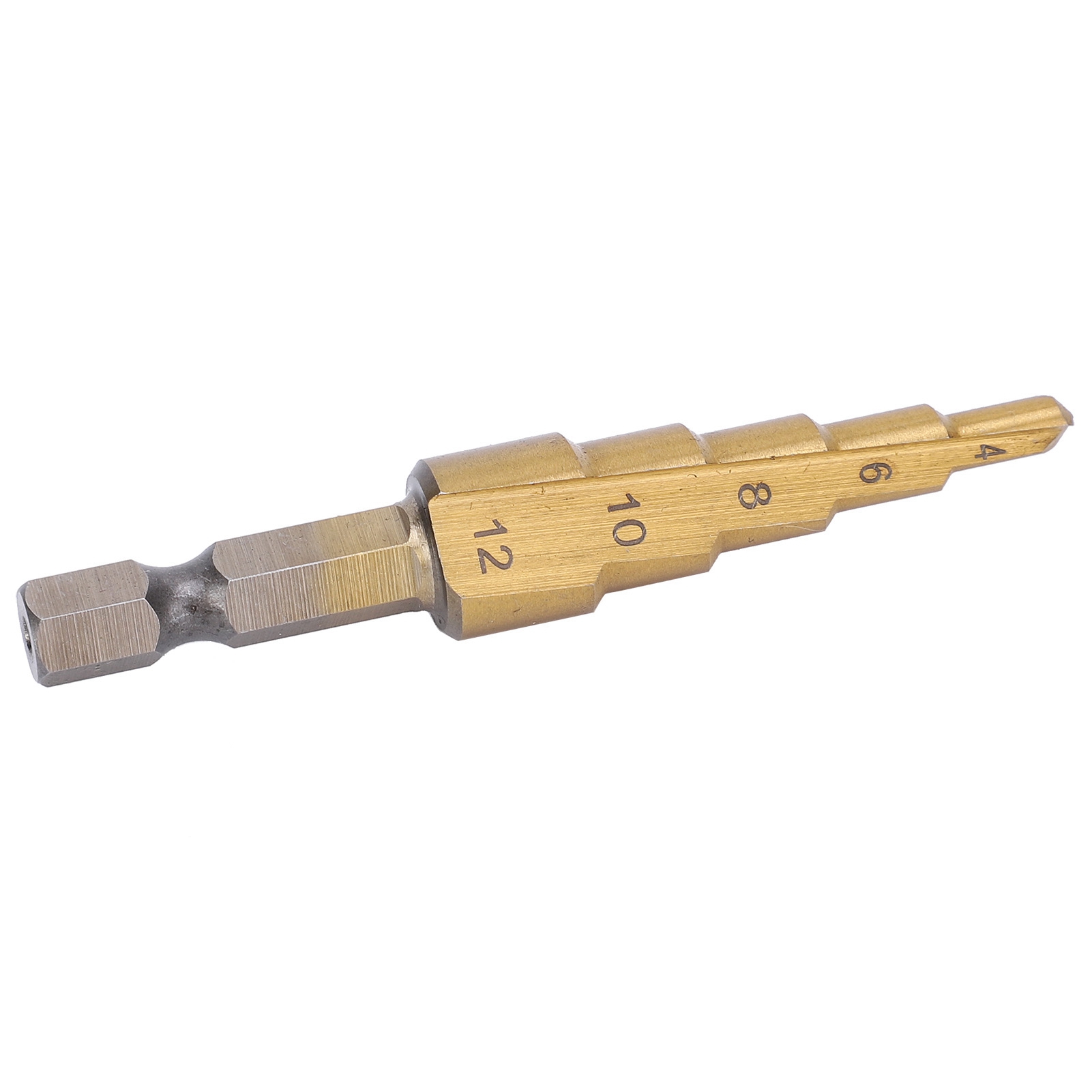 Hss-stufenbohrer Für Mehrfachbohrungen, Kegelbohrungen, Gerade Nuten, Handwerkzeuge 4 Mm 12 Mm