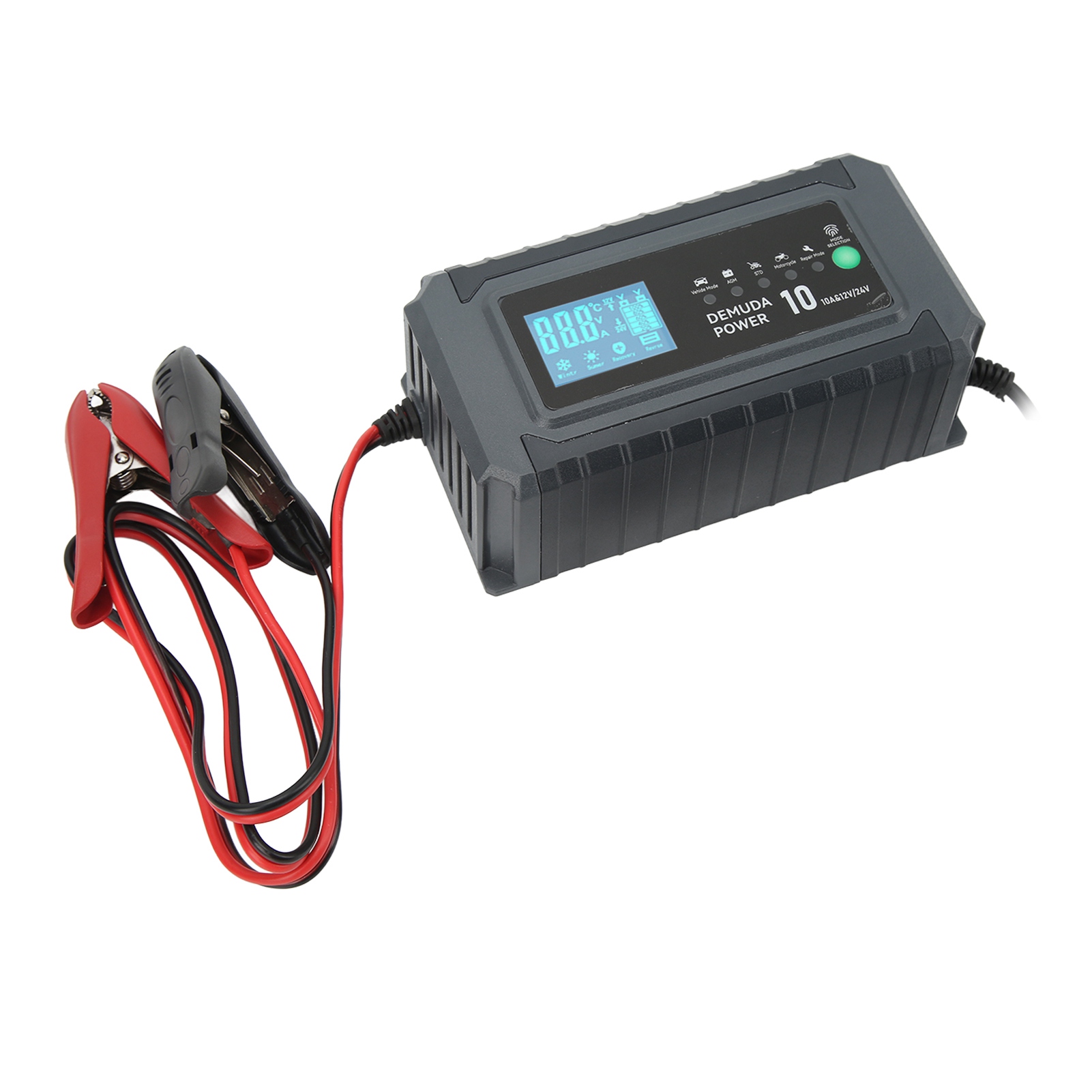 Vollautomatisches Intelligentes Batterieladegerät Mit Ladeerhaltungsfunktion Für 12v- Und 24v-batterien (220v-eurostecker).