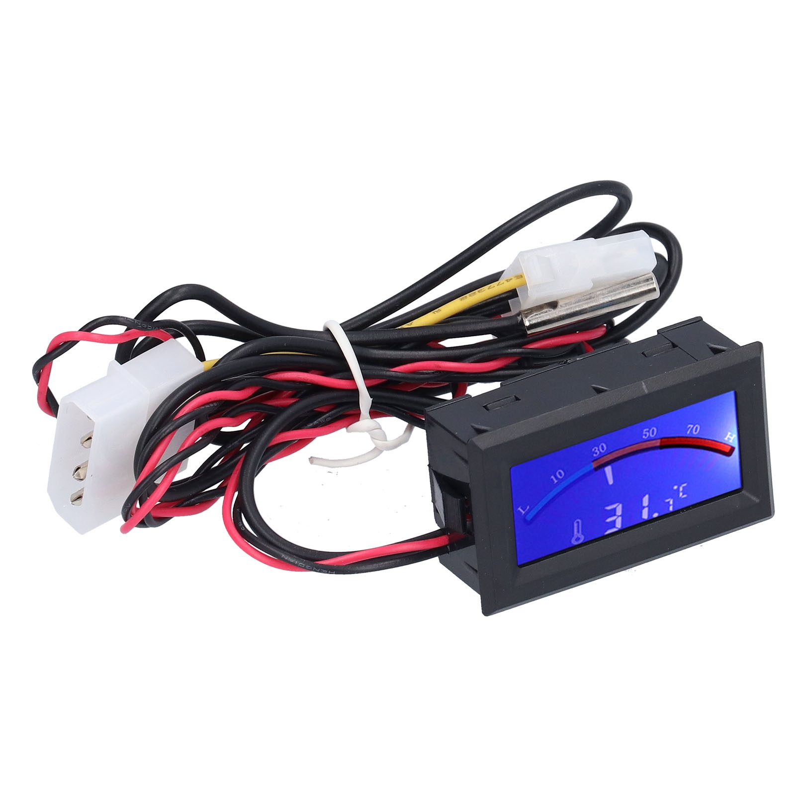 Mini-dc-5v-thermometer Mit Metallsonde, Integriertem Digitalem Temperaturmessmodul, Ts-805-b Ntc-sensor (blaue Leuchte)