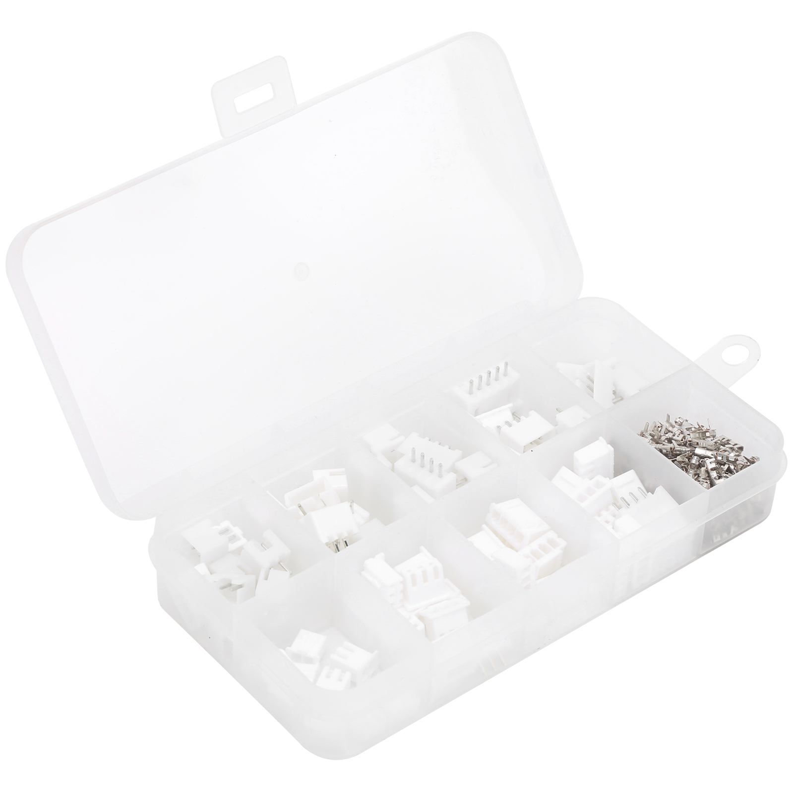 Packung Mit 150 Unbestückten Elektronischen Docking-anschlussklemmen, 2,54 Mm Jst Weißes Kombigehäuse