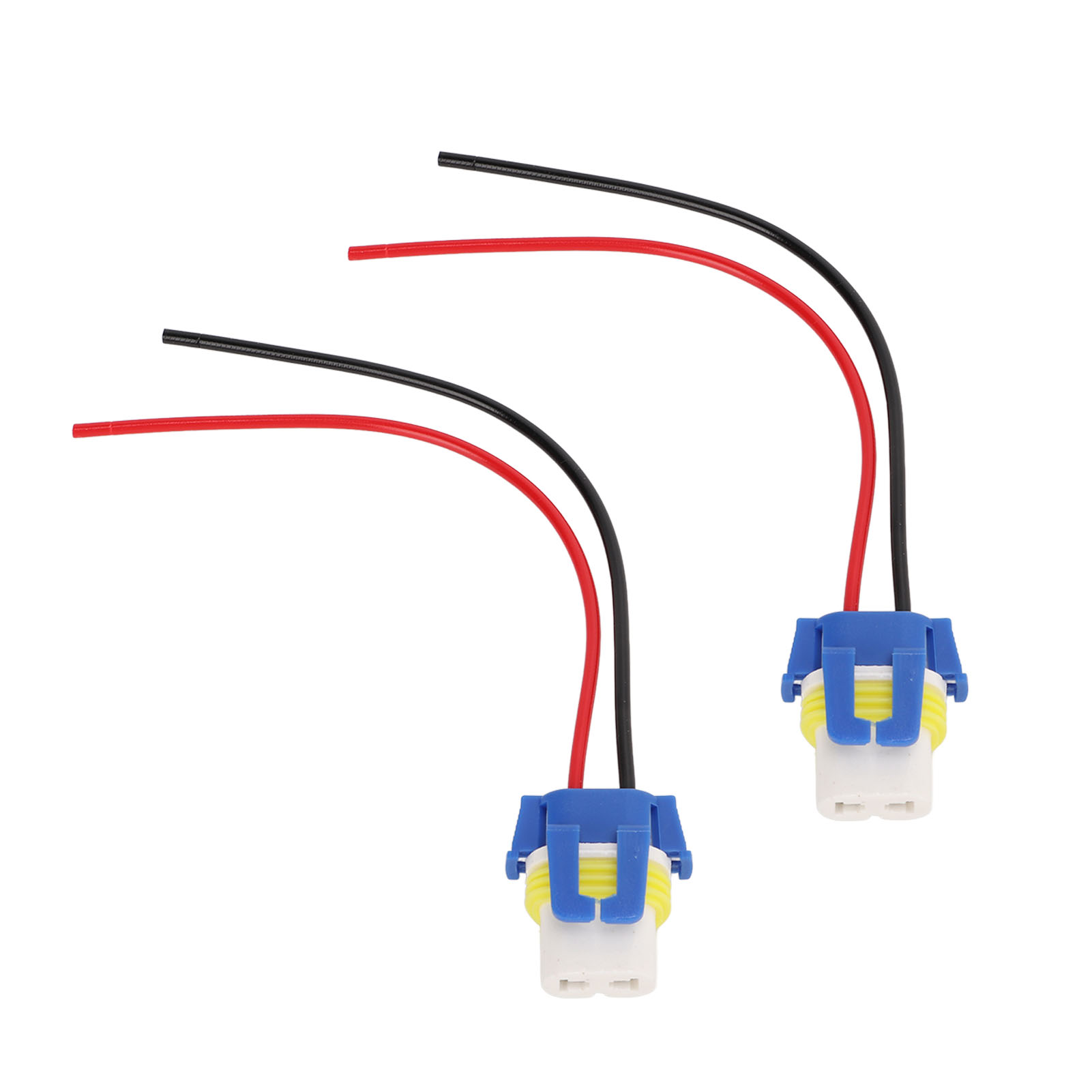 Set Aus 2 Led-fassungen Mit Kabelbaum, Leicht, Tragbar, Praktisch Und Korrosionsbeständig, Für Auto-, Boots- Und Fahrradscheinwerfer.