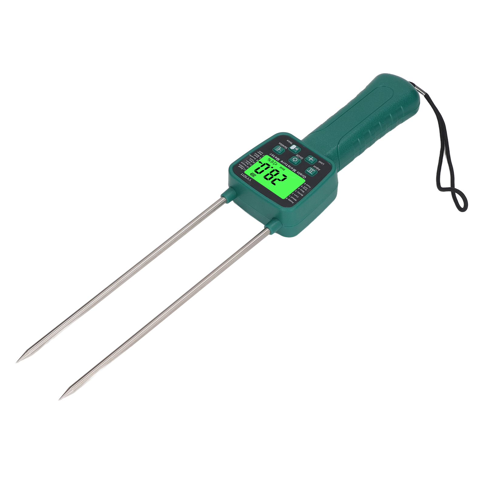 Heufeuchtemesser, Feuchtigkeitsmessgerät Für Weizen Und Sojabohnen, Lcd-bildschirm Und Sprachansagen