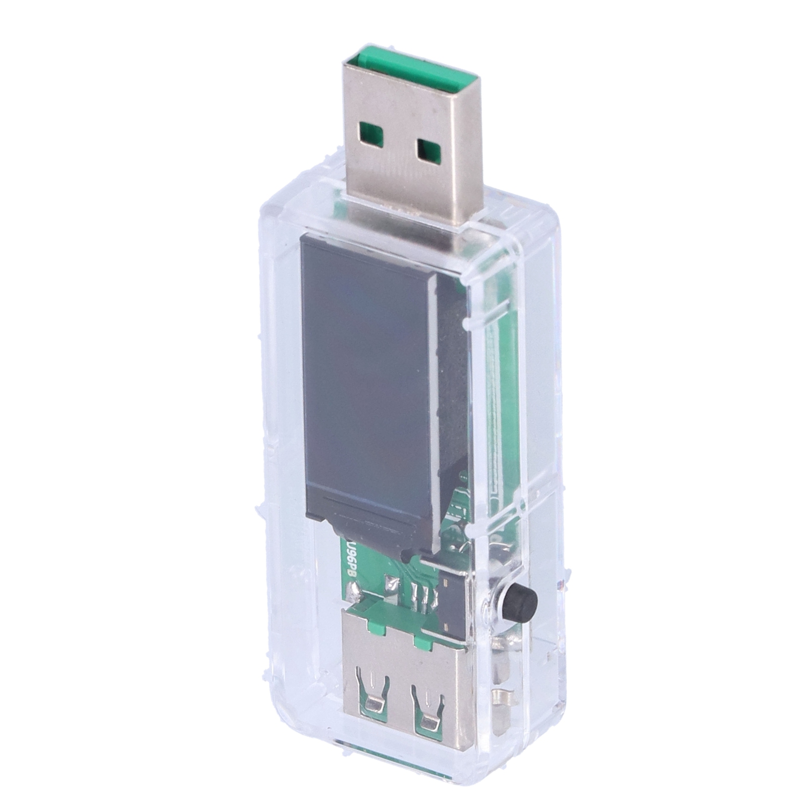 Digitaler Usb-tester Mit Lcd-bildschirm, Usb-ladegerät-tester, Detektor Und Voltmeter Für Android (transparent)