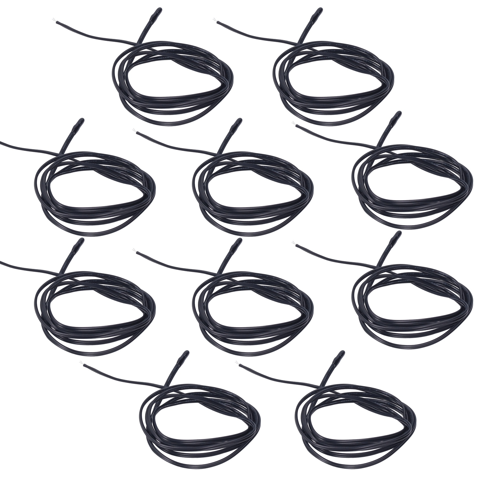 Packung Mit 10 Hochpräzisen (1,5 Kω) Ntc-thermistor-temperaturfühlern Aus Pvc-epoxidharz Für Haushaltsgeräte (b3470)
