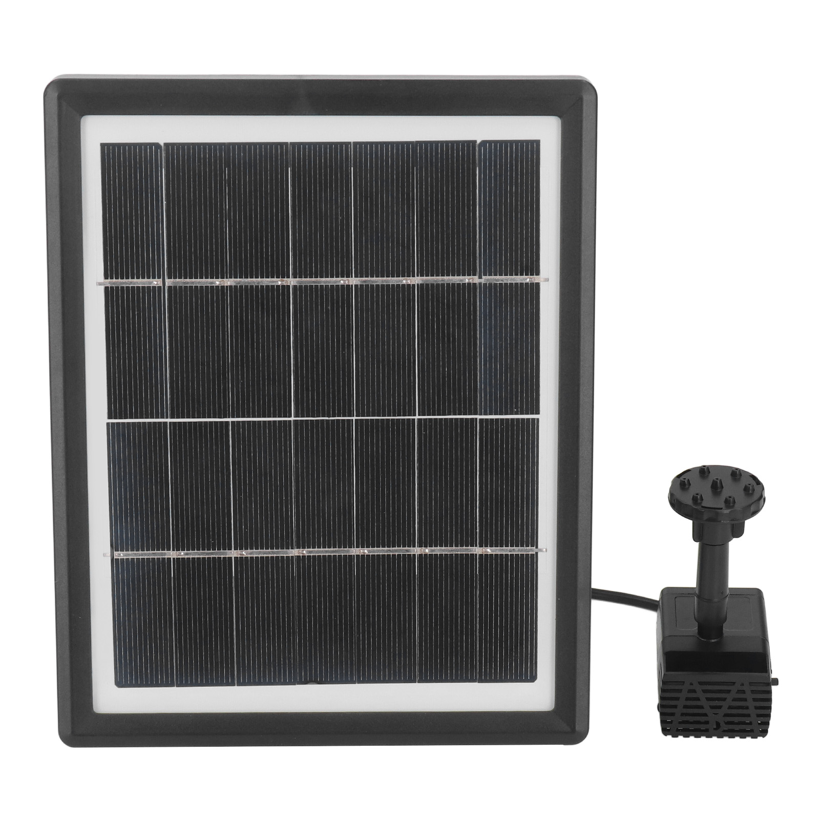 Solar-wasserpumpen-set Mit Erdspieß, Solarbrunnen Mit Mehreren Düsen, Vogeltränke, 6 Düsen, 7 V, 3,5 W