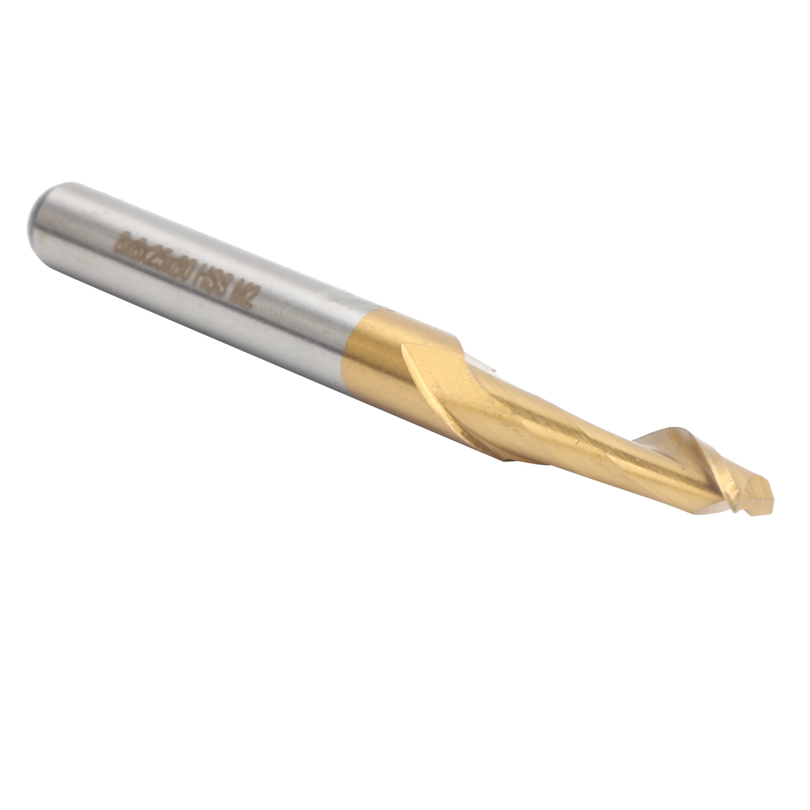 Hss-schaftfräser Mit Einfacher Helix Für Präzise Cnc-bearbeitung 8 X 8 X 25 X 80