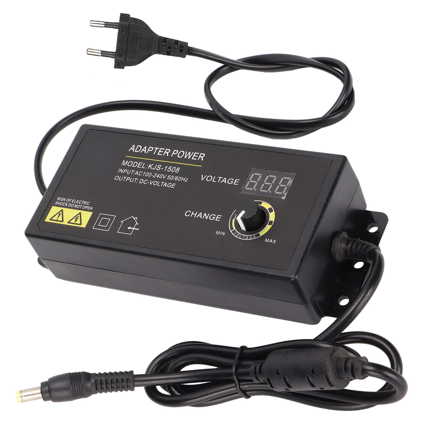 120-w-5-a-netzteil (3–24 V) Mit Digitaler Led-anzeige, Einstellbarer Spannung Und Drehzahl, Eu-stecker