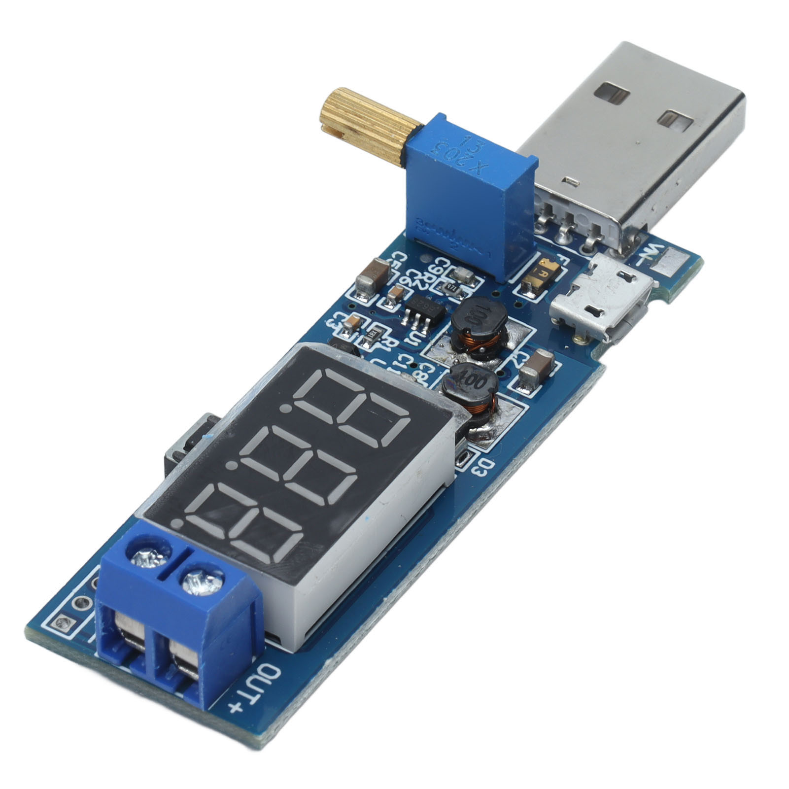 Usb Dc/dc Aufwärts-/abwärtswandler, Einstellbares Spannungs-boost-netzteilmodul Von 5 V Auf 3,3 V (9 V, 12 V, 24 V).