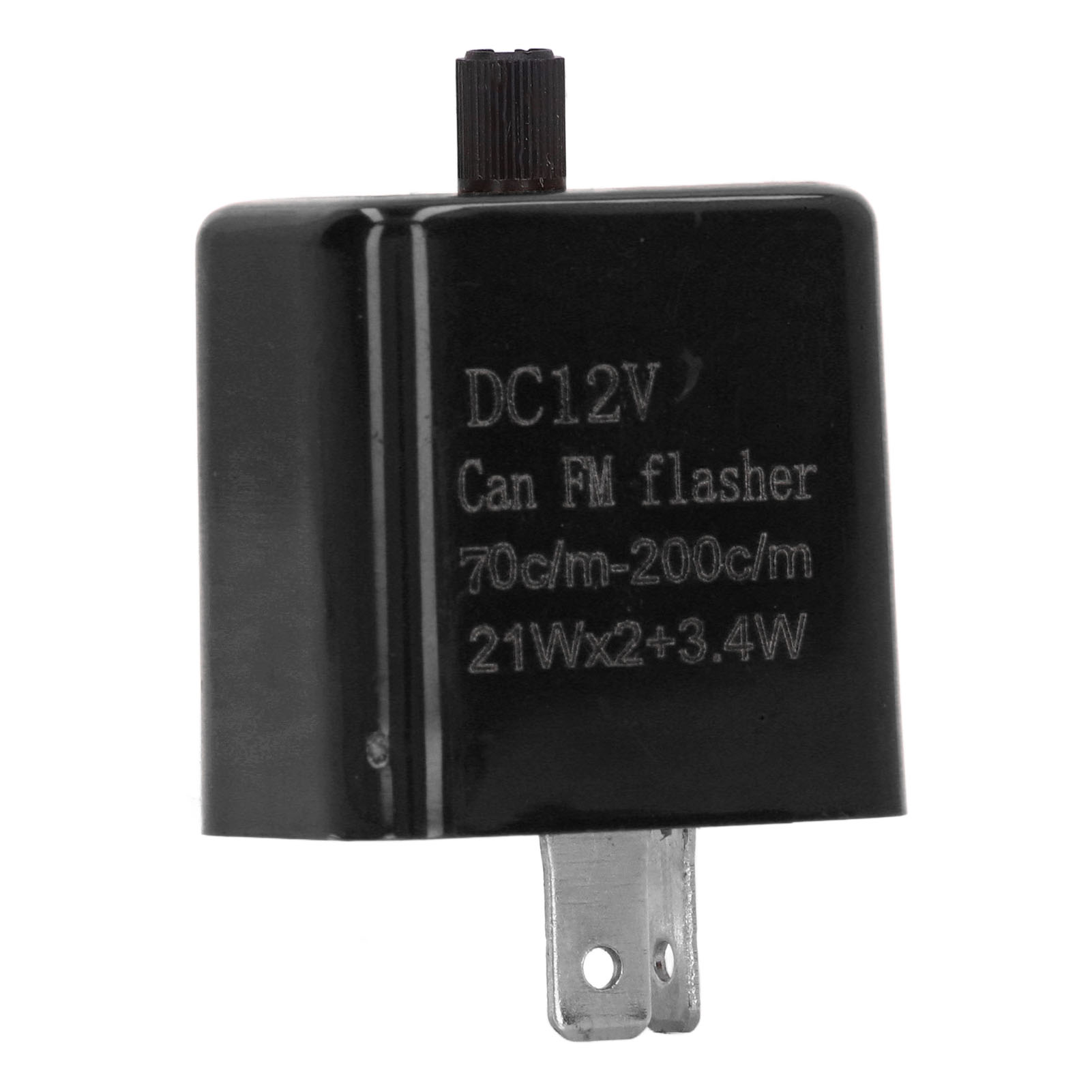 12v 2-poliges Blinkrelais, Staubdicht, Für Led-blinker An Motorrädern, Schwarz