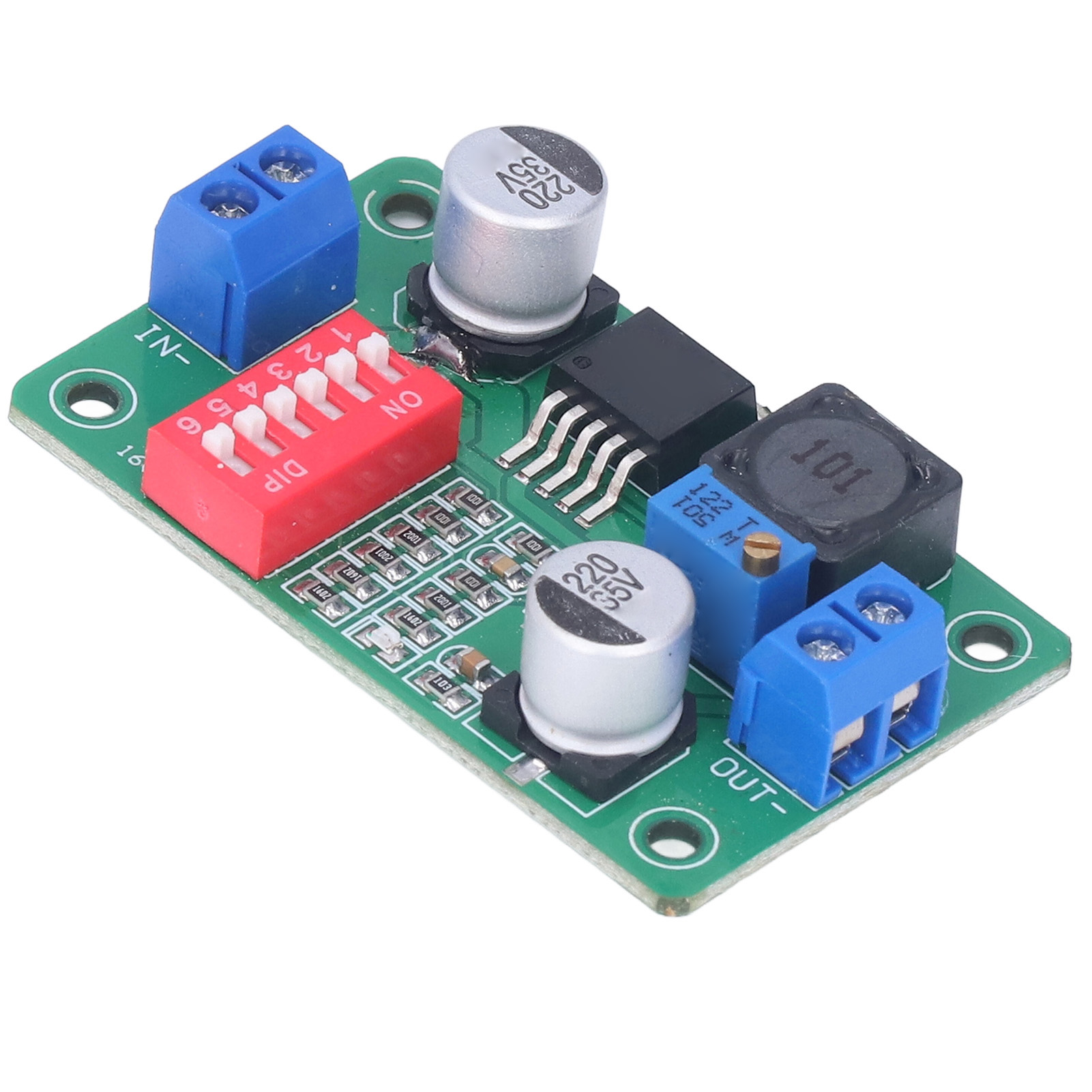 Dcdc-abwärtswandlermodul (5 Stück) Mit Einstellbarem Spannungsregler, Anzeige Der Sollwerte 3,3 V Und 5 V (lm2596sadj)
