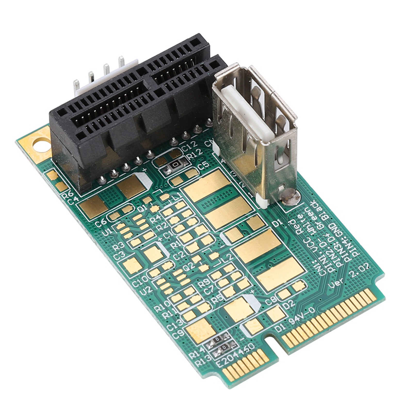 Mini-pci-e-zu-pci-express-1x-erweiterungskarte (pci-e 4x/8x/16x-test)