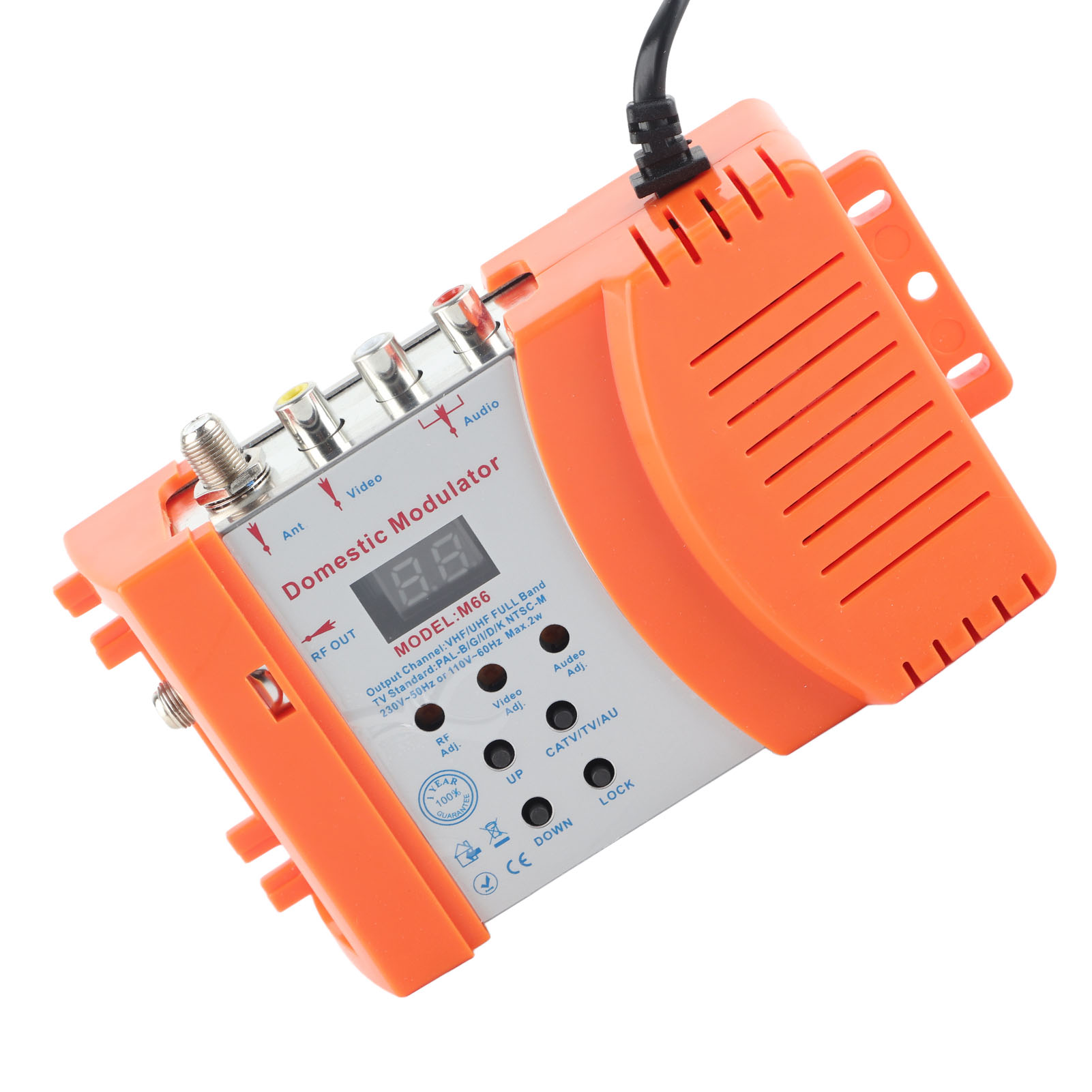 Professioneller Heimmodulator M66 Abs Av Zu Rf Vhf/uhf, Betriebsfrequenz, Eu-stecker, 250 V Versorgungsspannung
