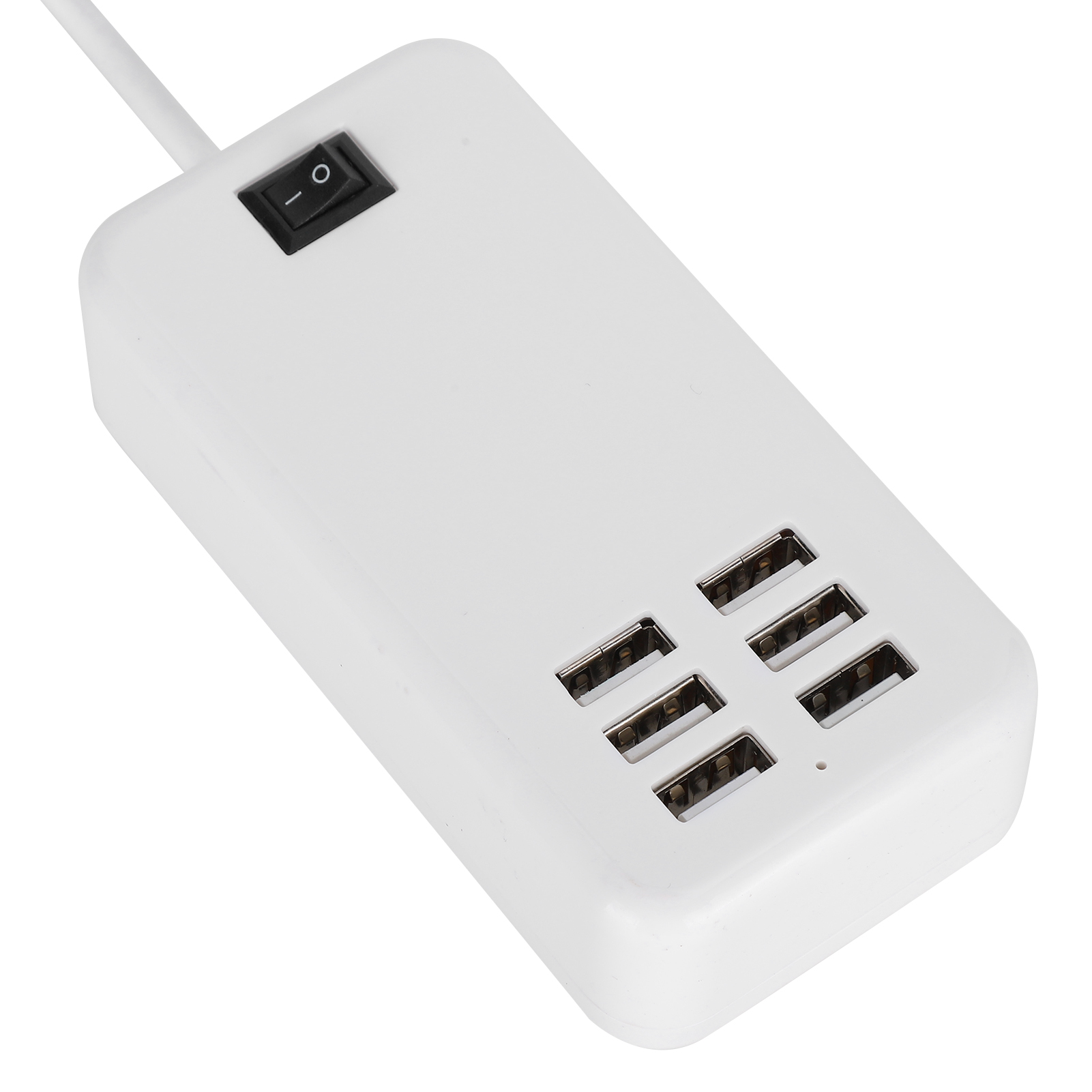 6-port 30w Usb-netzteil, Desktop-schnellladestation, 100-240v Steckdose.