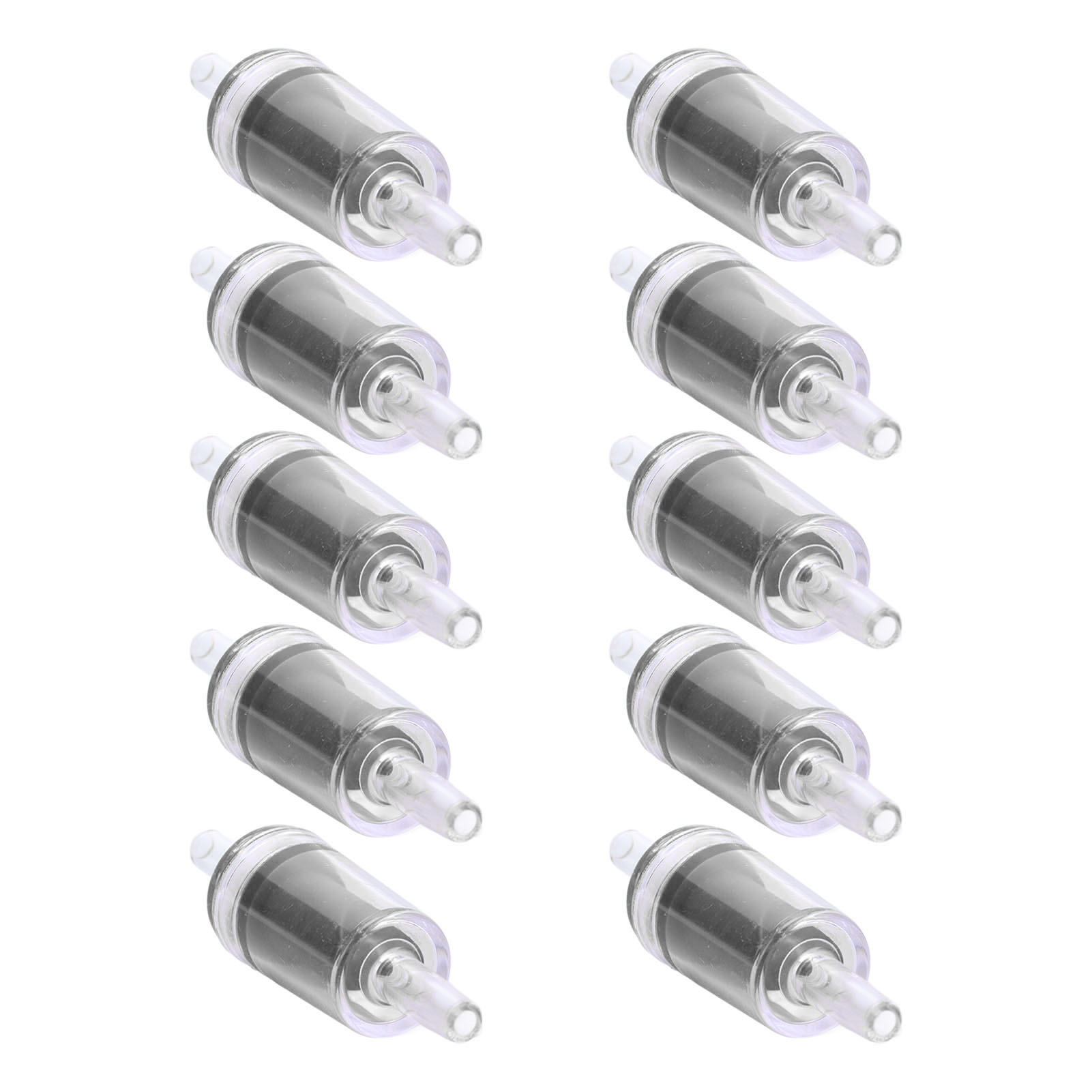 Packung Mit 10 4-mm-pp-rückschlagventilen Für Luftpumpen Und Aquarien (schwarz)