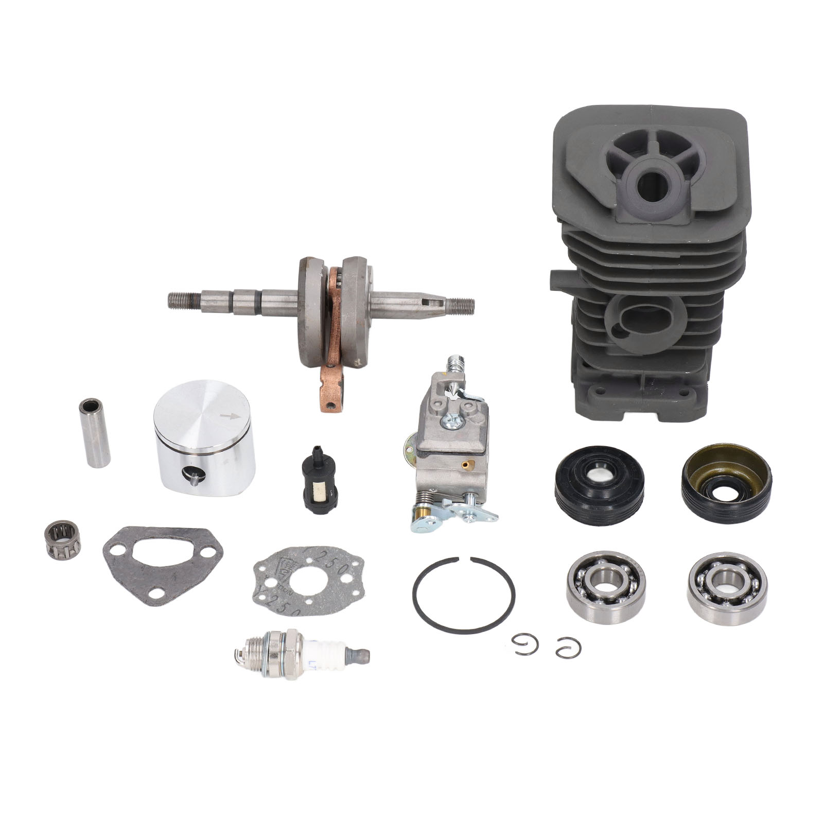 Zylinder-kolben-reparatursatz, Kolben, Vergaserlager, Öldichtung Für Husqvarna 137 142 136 141