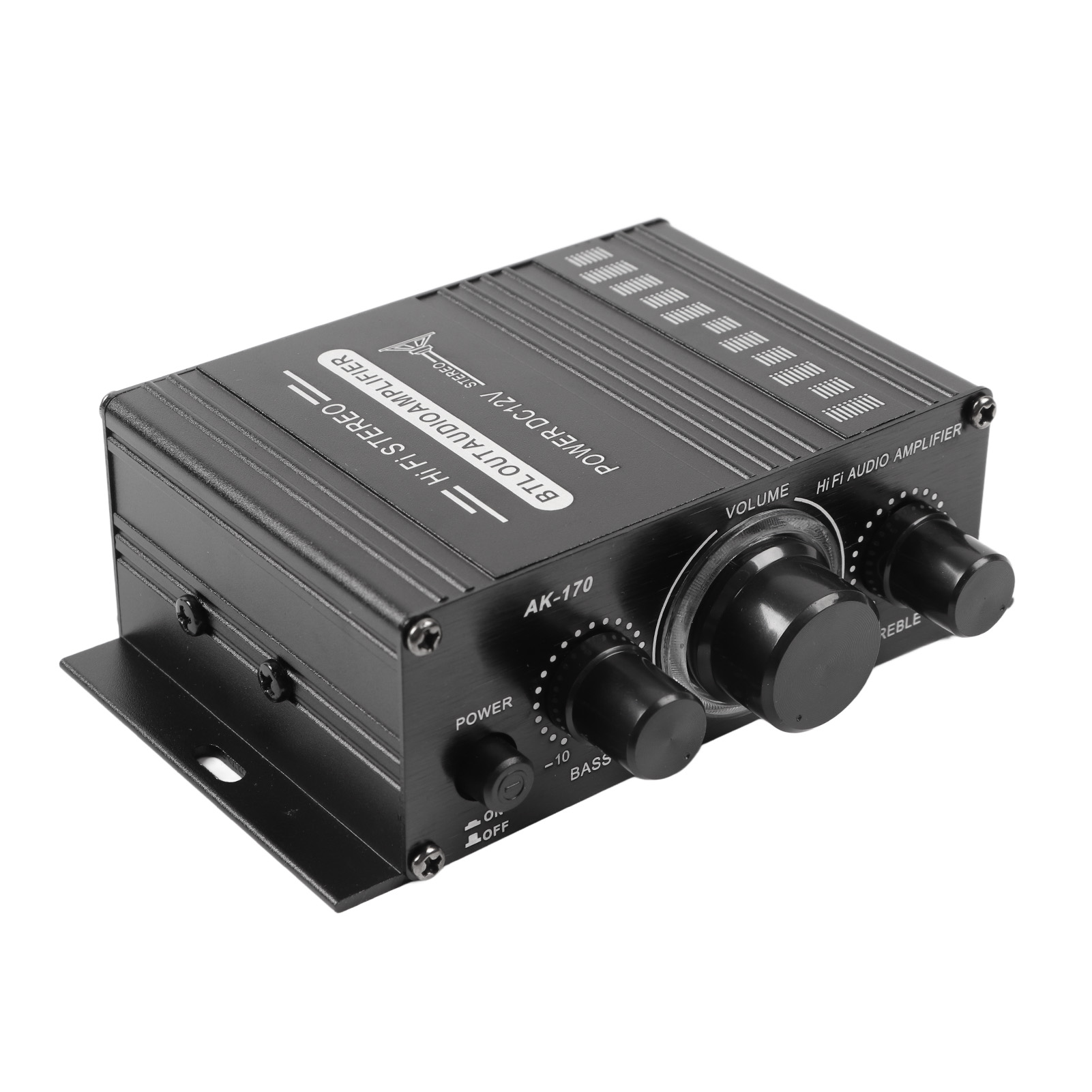 Zweikanal-autoradioverstärker Mit Usb-, Sd-karten-, Aux- Und Bluetooth-eingängen 12-v-mini-stereoverstärker