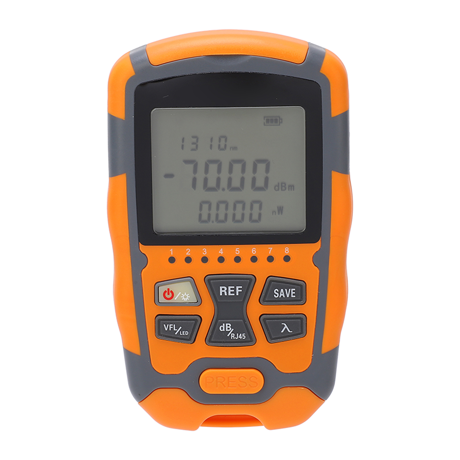 Digitalanzeige-lwl-wattmeter, Glasfaserkabeltester -70 Bis +10 Dbm Für 1 Mw Kommunikation