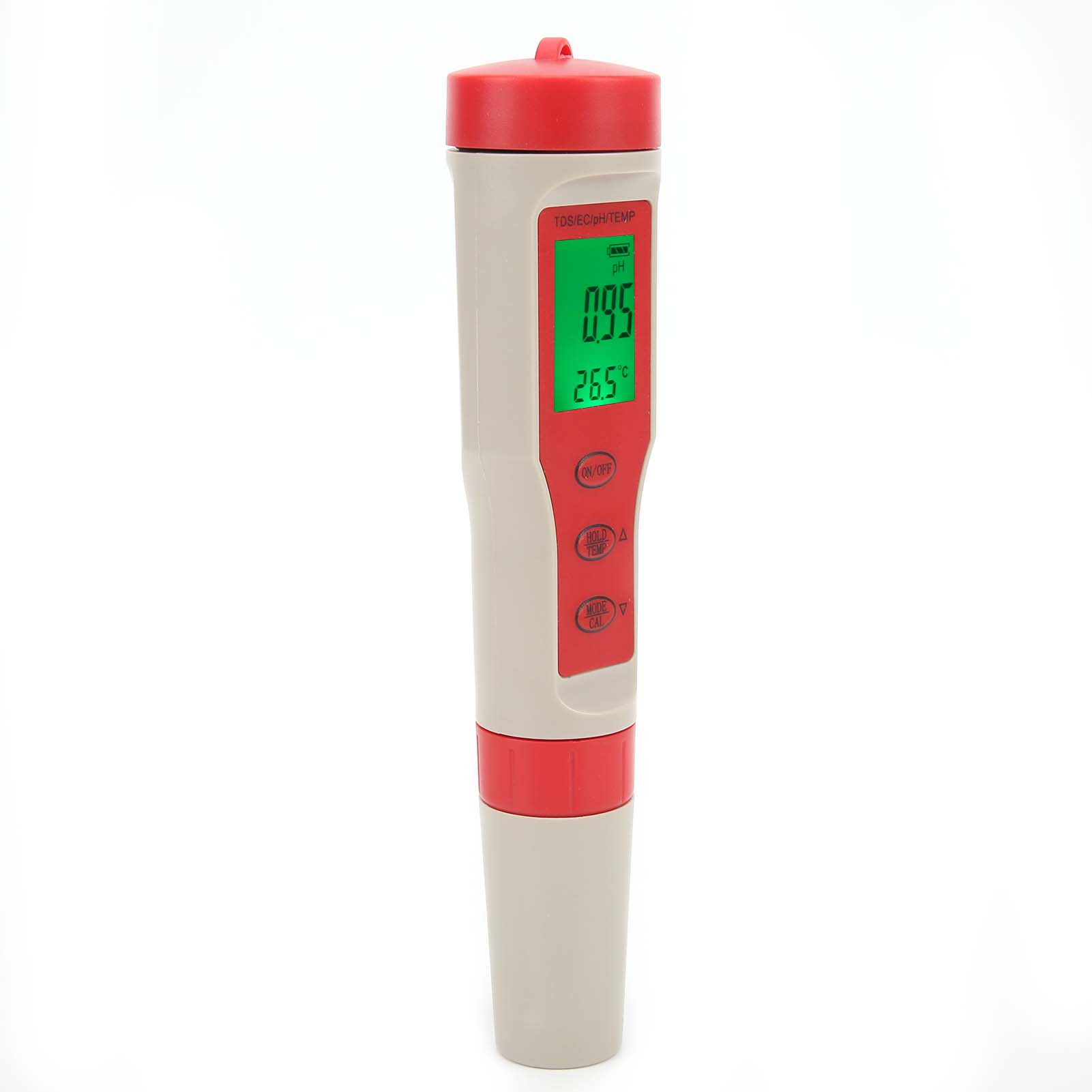 4-in-1 Wasserqualitäts-teststift: Tragbares Ph-/ec-/tds-/temperaturmessgerät Mit Lcd-bildschirm