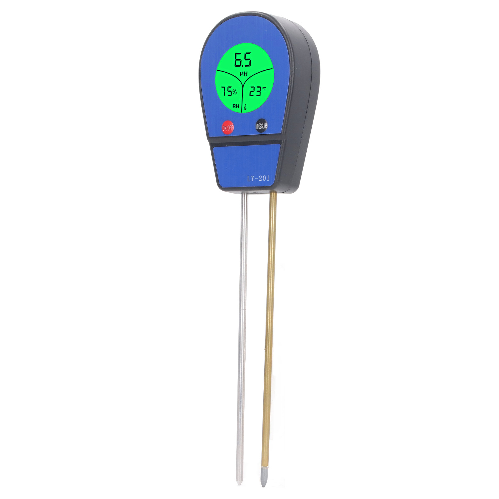Bodendetektor Mit Led-anzeige, Ph-tester, Pflanzenfeuchtigkeitsmesser, Messgerät Für Säure, Alkalität Und Temperatur