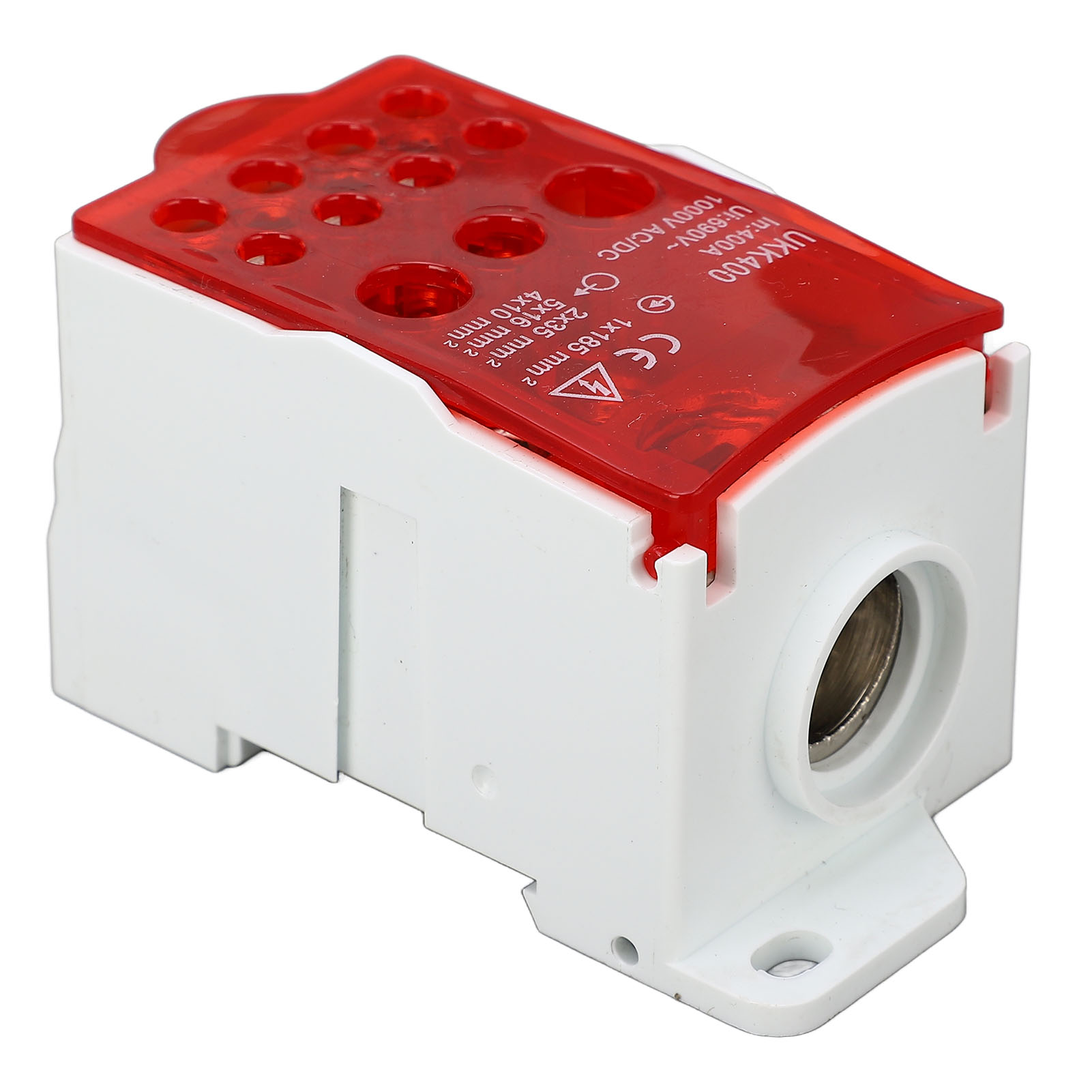 Din-schienen-klemmenblock-anschlussdose Für Universelle Elektrische Verteilung 690 V 400 A Rot