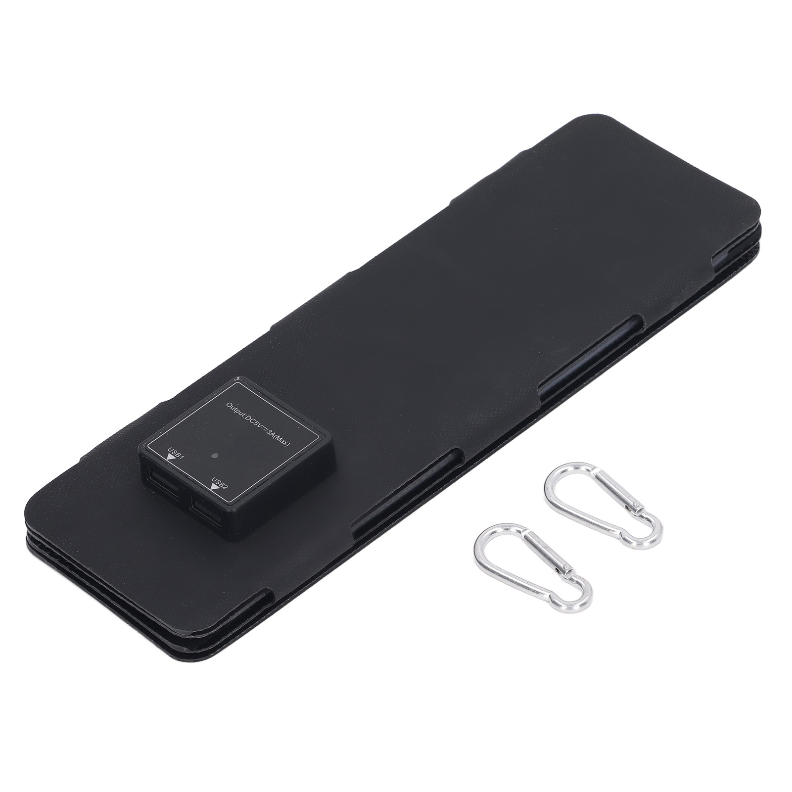 Faltbares 14-w-solarladegerät, Zwei Usb-ausgänge, 0–2,5 A, 20,5 % Wirkungsgrad, Für Den Außenbereich, 5 V, Blau
