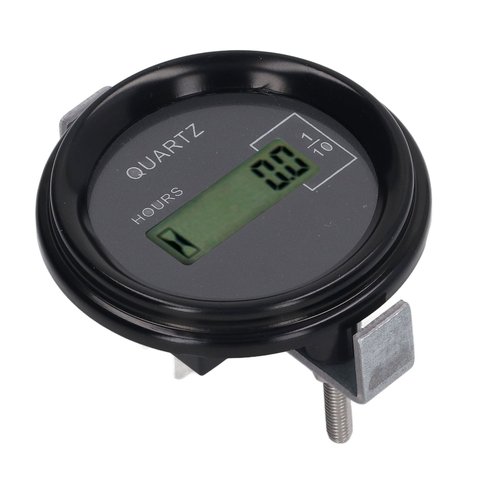 Betriebsstundenzähler Für Bagger Mit Lcd-anzeige, Universellem Integriertem Chip, Vielseitig Einsetzbar, Ferngesteuerter Industrieller Elektronischer Timer, Dc 12–36 V, Rund