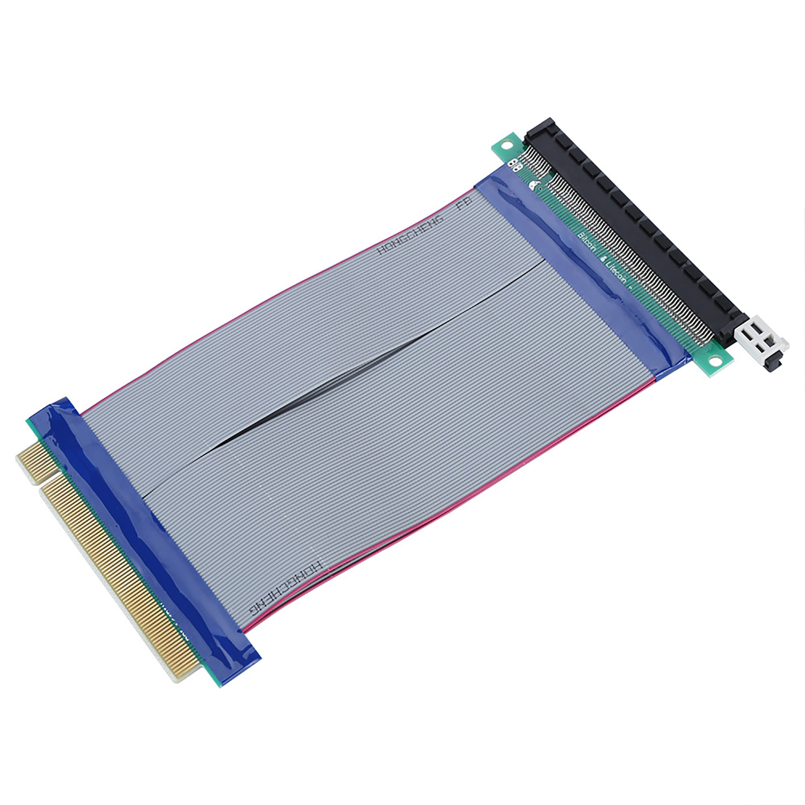 19 Cm Pci-e Riser-karten-verlängerungskabel, Flexibles Flaches Pci-e 16x-verlängerungskabel