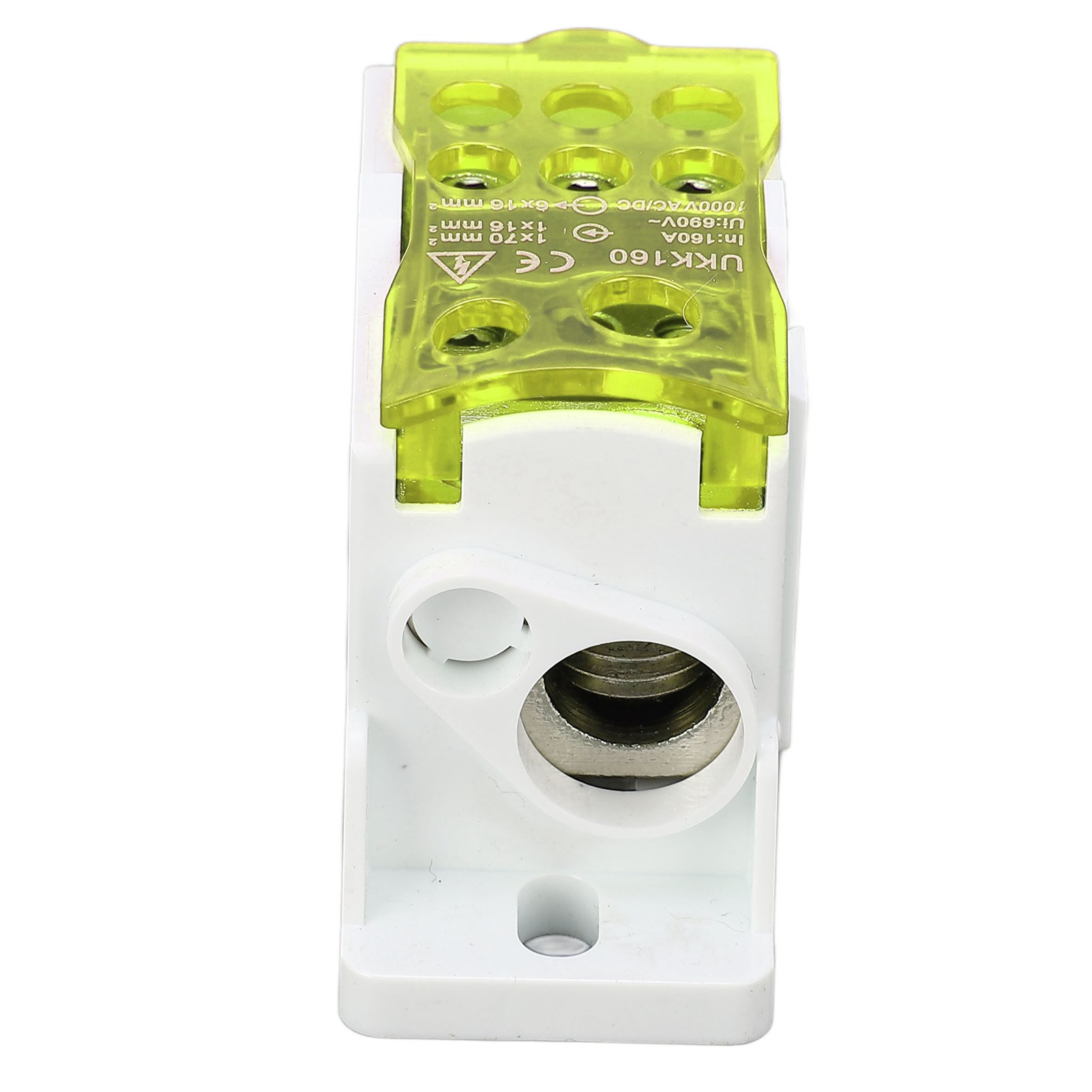 690v 160a Elektrischer Verteilerkasten, Din-schienen-klemmenblock, Gelb