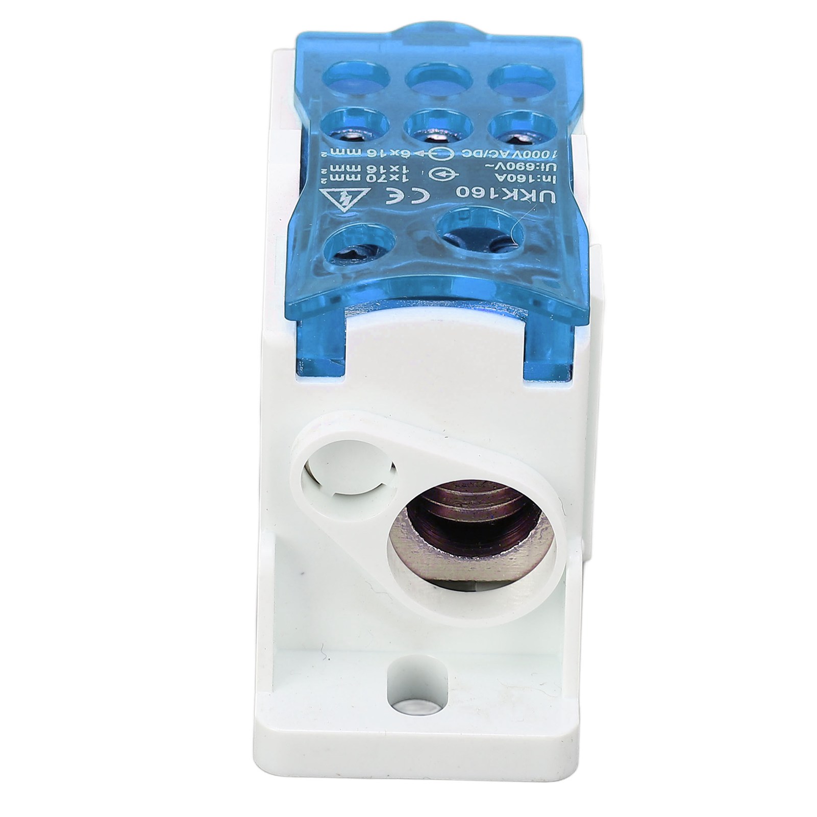 690v 160a Klemmenverteilerkasten, Din-schienen-klemmenblock, Blauer Elektrischer Anschlusskasten
