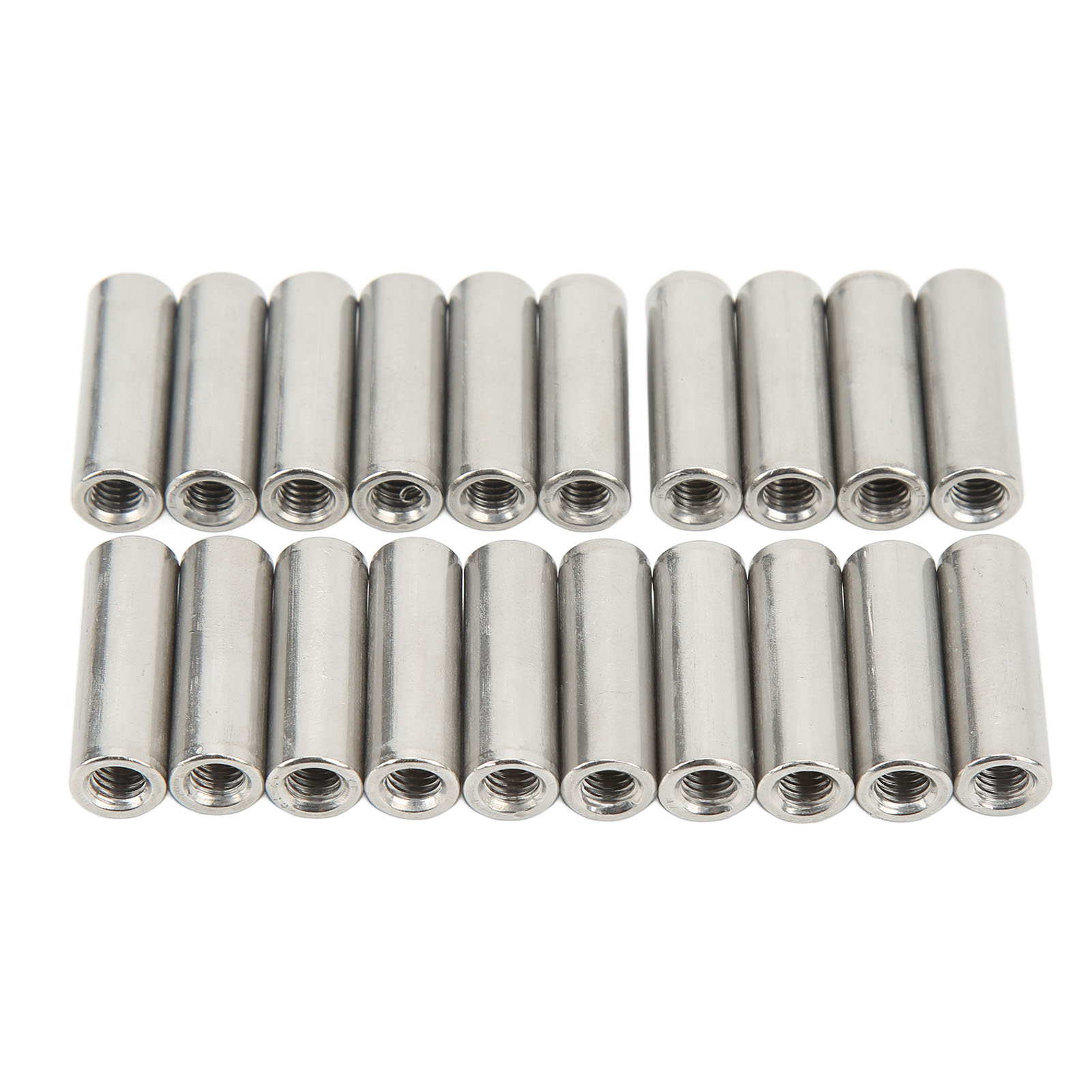 Set Mit 20 Praktischen M6-innengewindemuttern Aus Rostfreiem Edelstahl Für Wartungszwecke.
