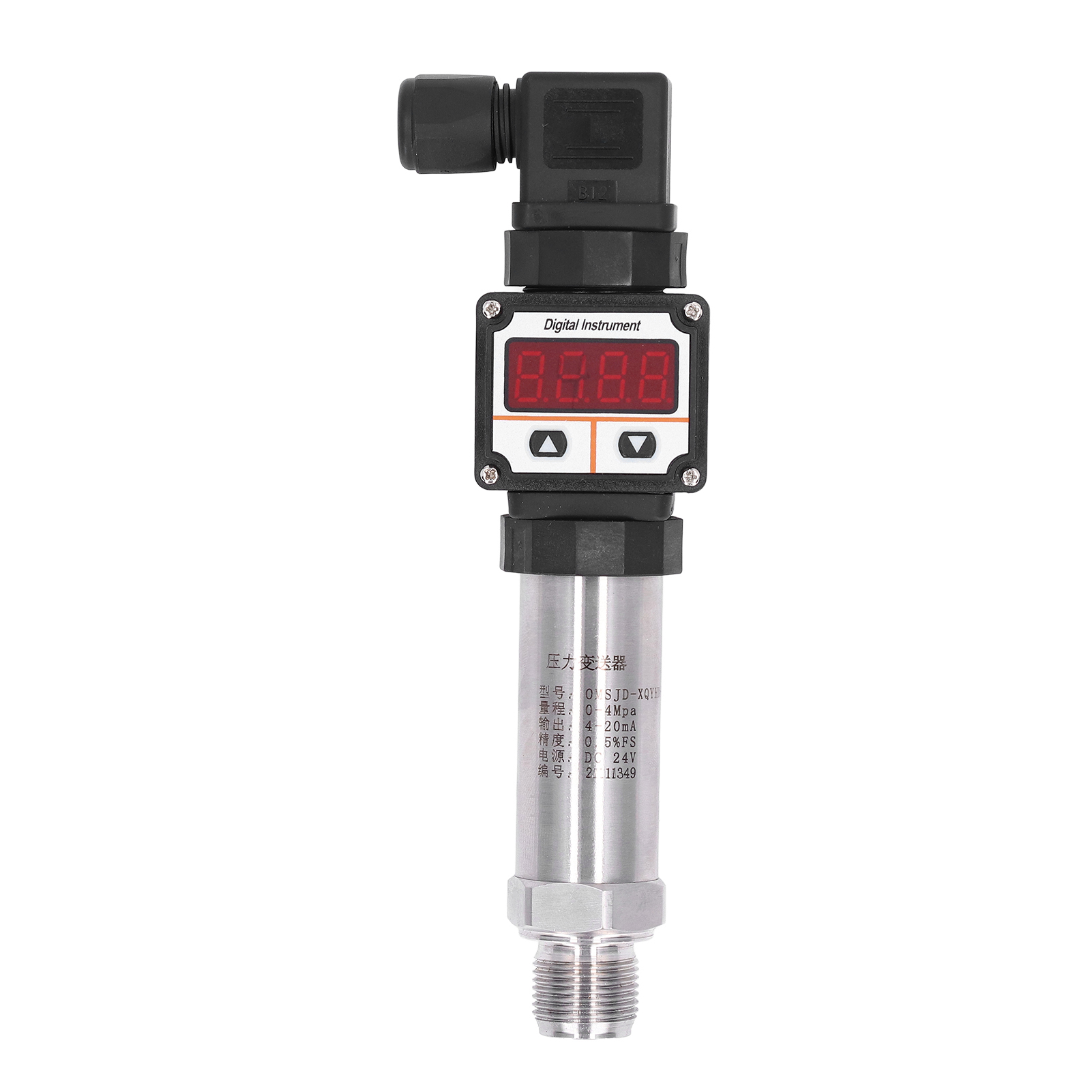 Digitaler Drucktransmitter Mit Anzeige, Kleiner Messumformer, 0,4 Mpa Sensor, 420 Ma, 24 V Dc, Omsjdxqyhx01