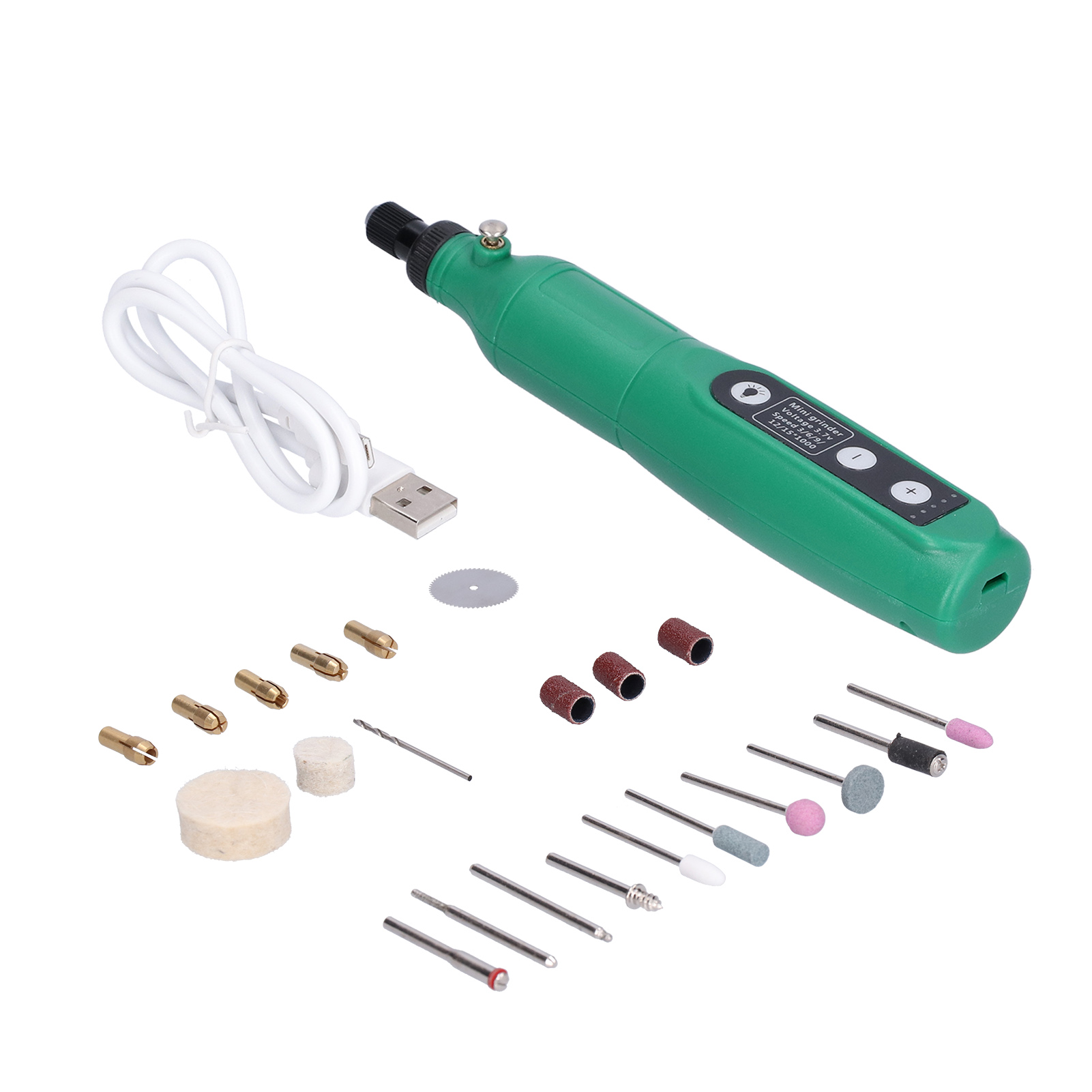Mini-elektroschleifer 202, Kabelloses, Per Usb Aufladbares Werkzeug Mit Integrierter Lampe Zum Jade-schnitzen, 3,7 V Gleichstrom