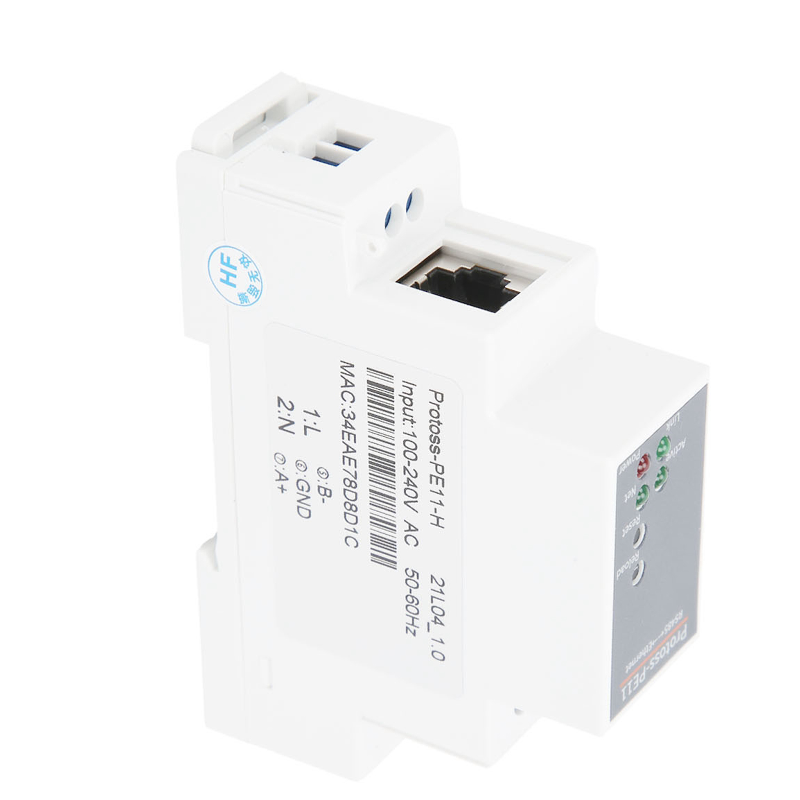 Rs485-zu-ethernet-schienenrouter Für Serielle Server, 100–240 V Ac, Pe11-h Für Freertos