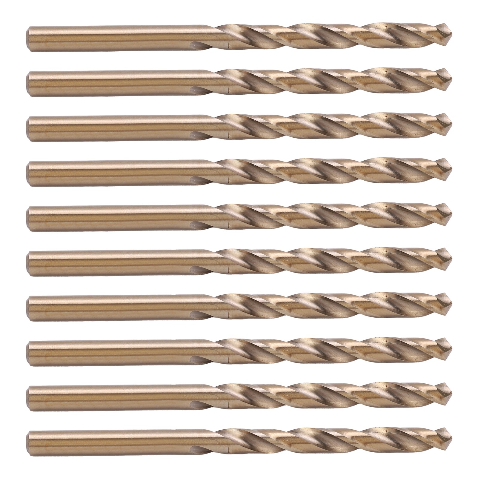 Packung Mit 10 Hss-spiralbohrern Mit Geradem Schaft Für Stahl, Metallwerkzeuge Und Zubehör, 5,5 Mm