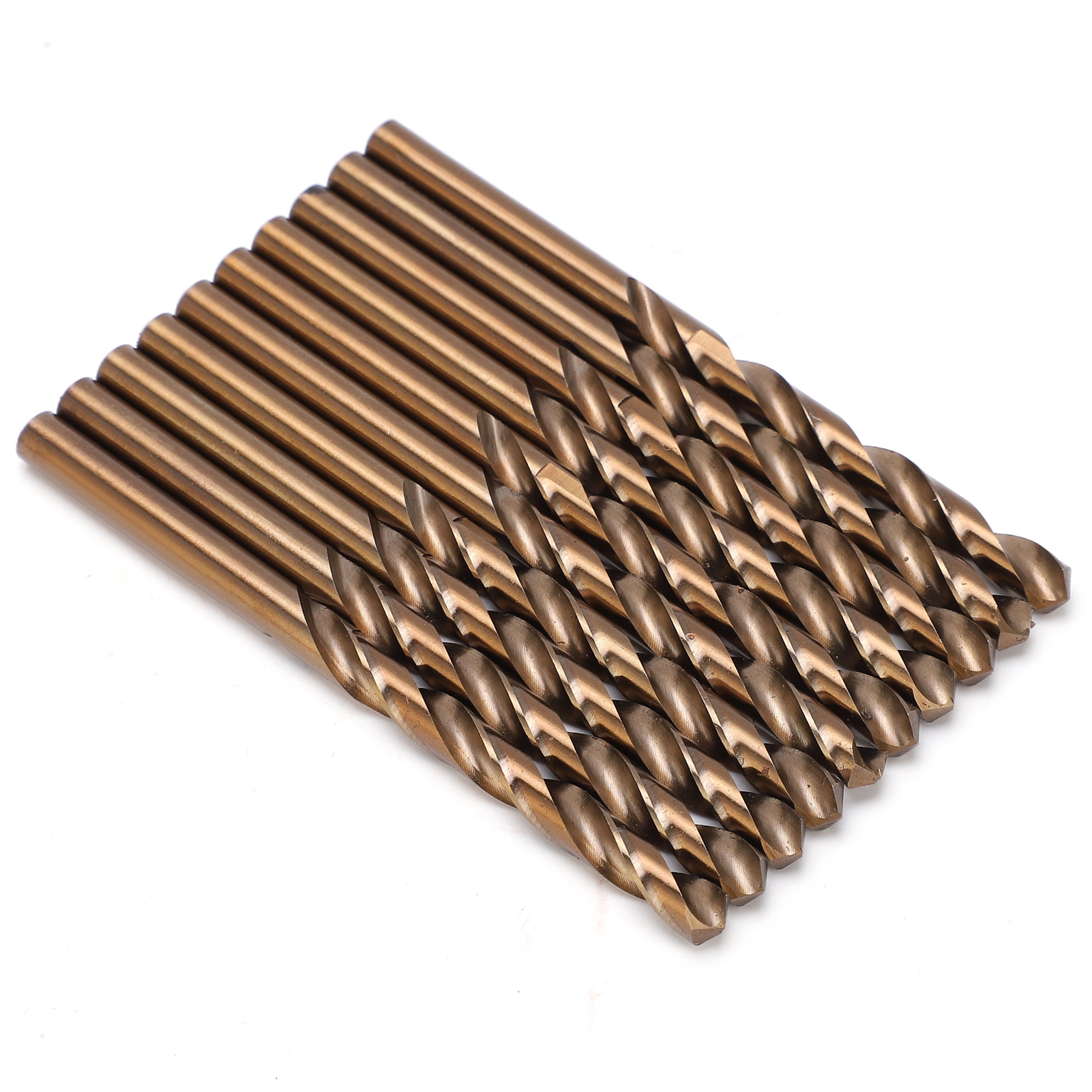 10 Spiralbohrer Mit Geradem Schaft Aus Hss (hochleistungs-schnellstahl) Inklusive Griff Zum Bohren, 7,0 Mm Durchmesser