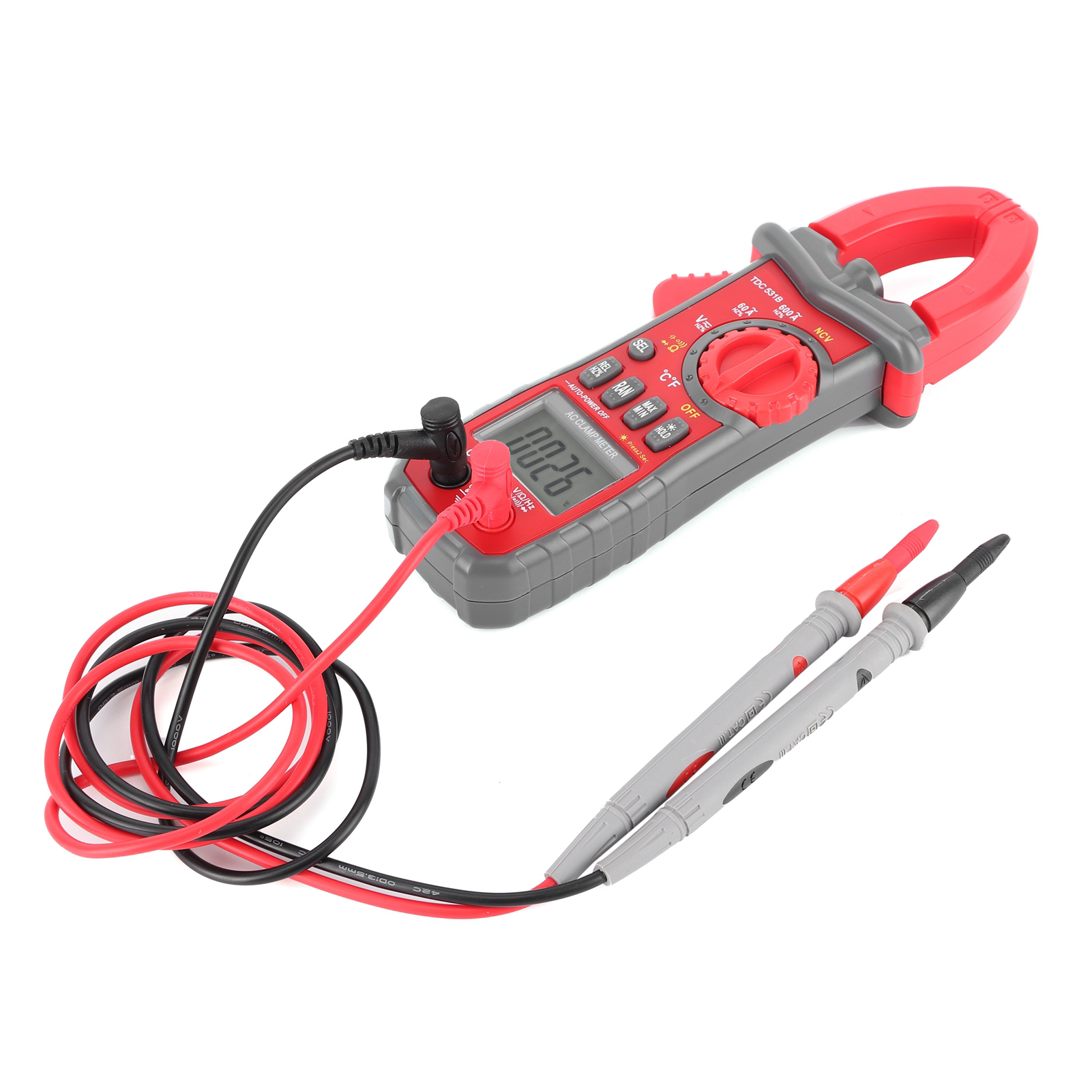 Tdc531b Digitales Zangenmultimeter: Wechsel-/gleichspannungs-, Widerstands- Und Kapazitätsmessgerät