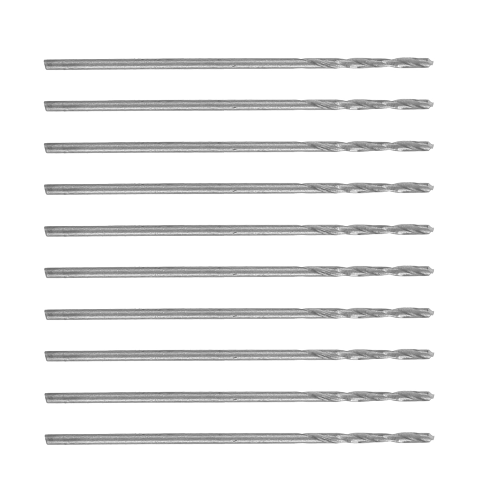 10 Spiralbohrer Mit Geradem Schaft Aus Hochgeschwindigkeitsstahl, 0,85 Mm Industriewerkzeug